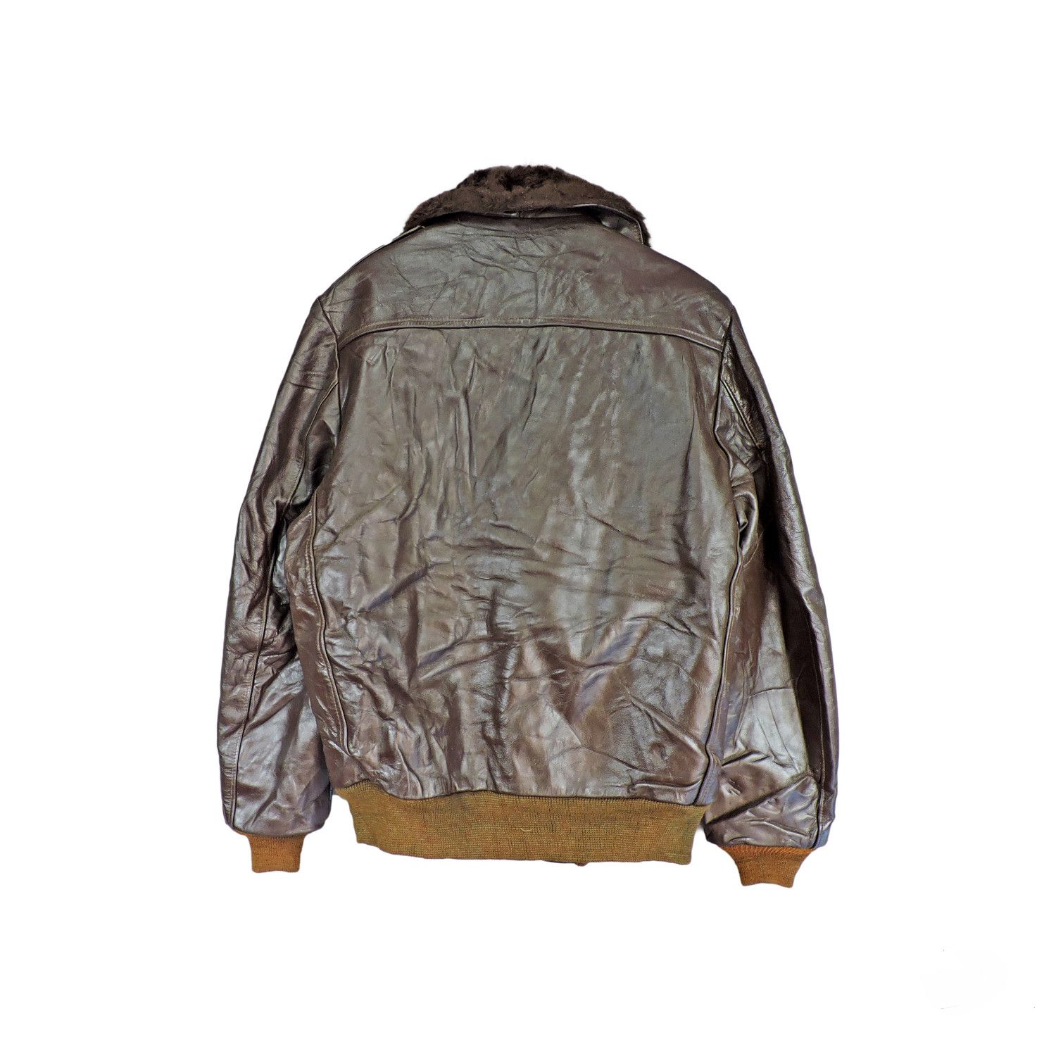 Sears × The Leather Shop The Leather Shop by Sears G1 Bomber Flight Leather Jacket Size US L / EU 52-54 / 3 - 2 Thumbnail