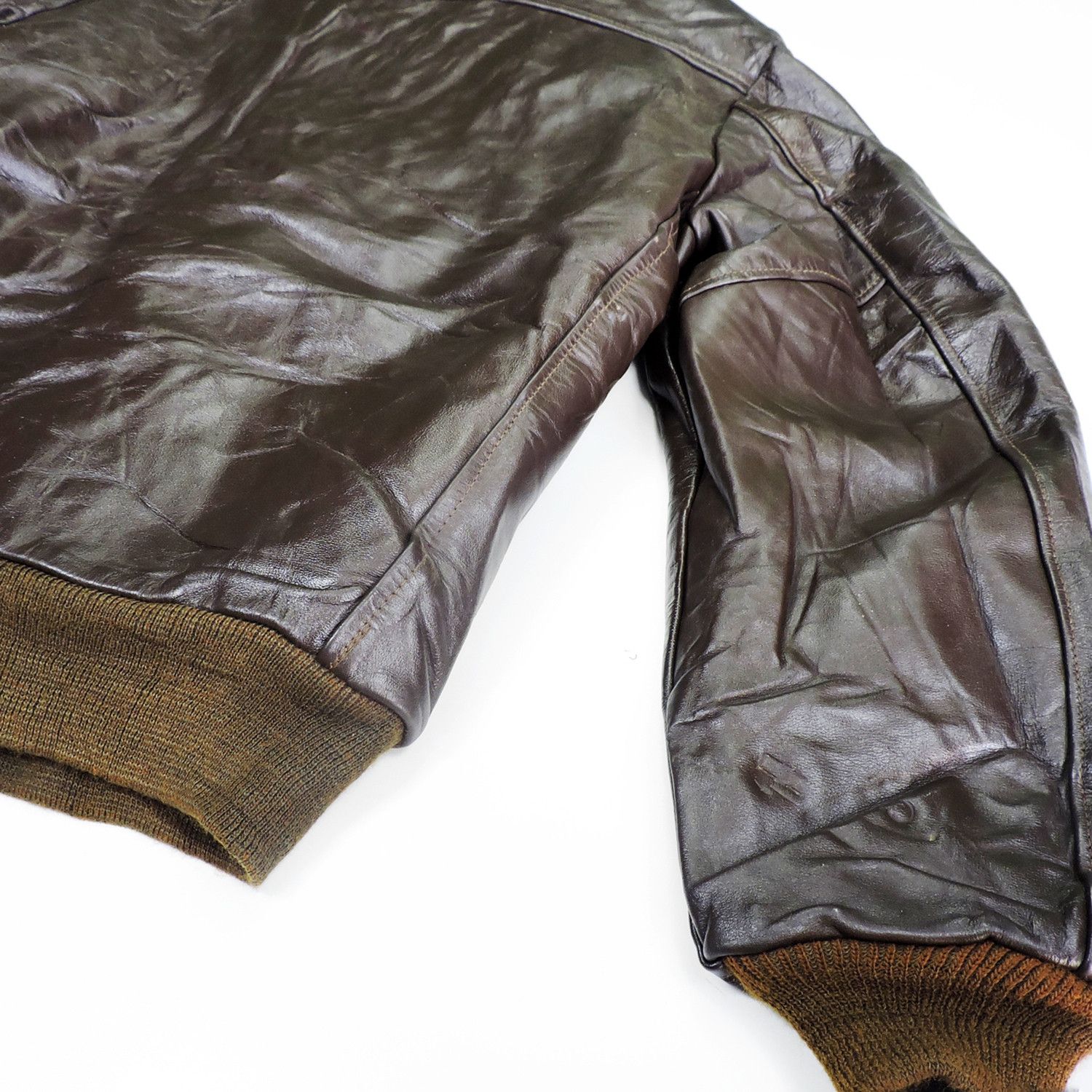 Sears × The Leather Shop The Leather Shop by Sears G1 Bomber Flight Leather Jacket Size US L / EU 52-54 / 3 - 16 Thumbnail