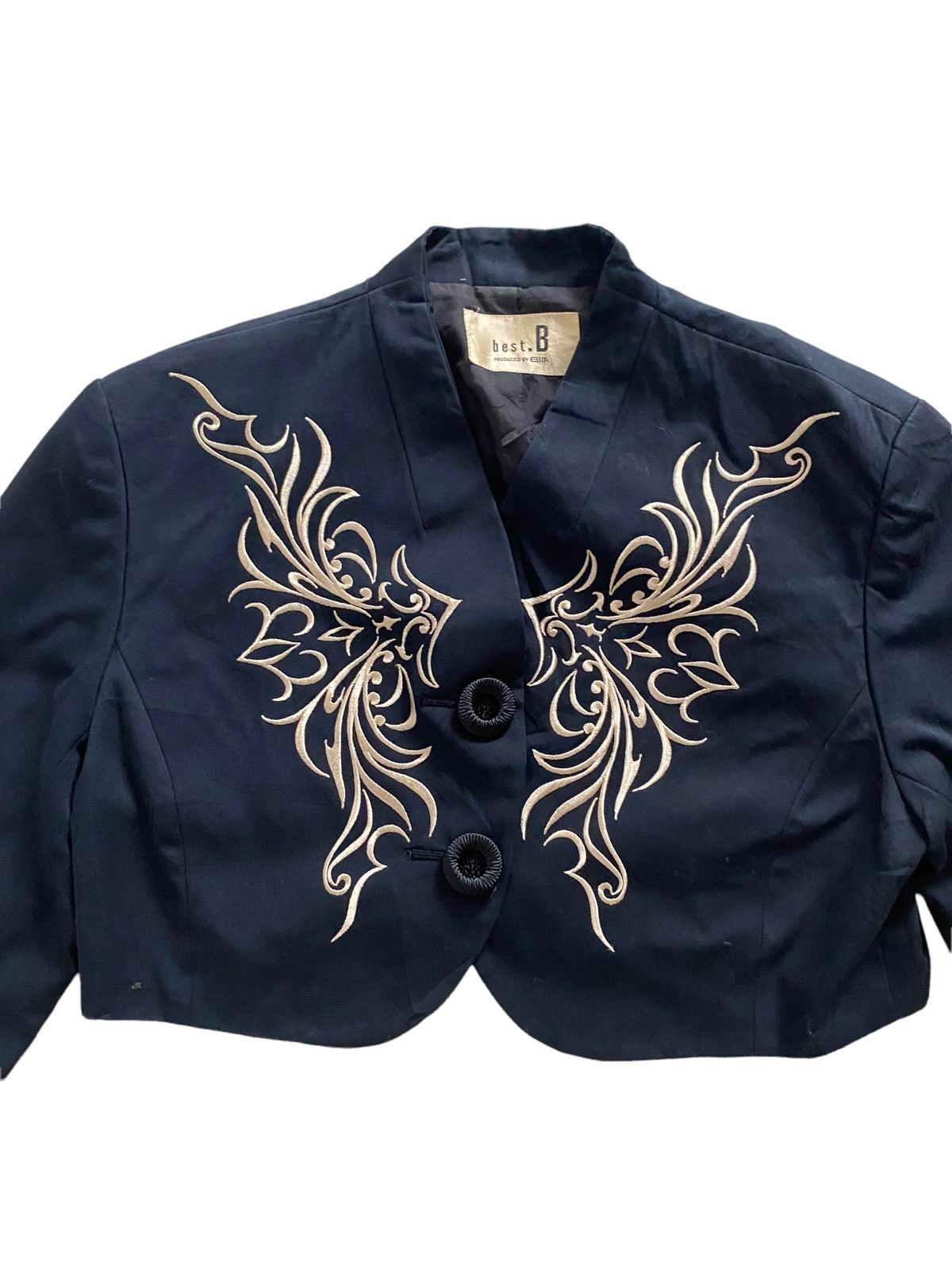 Designer × Japanese Brand × Seditionaries ELLA 🇯🇵 Japanese cropped jacket embroidery design Size ONE SIZE - 7 Thumbnail