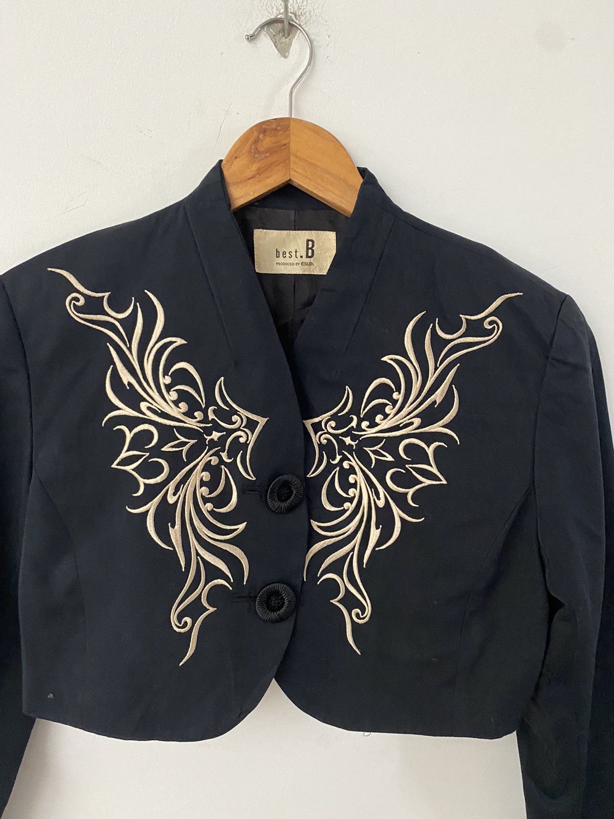 Designer × Japanese Brand × Seditionaries ELLA 🇯🇵 Japanese cropped jacket embroidery design Size ONE SIZE - 4 Thumbnail