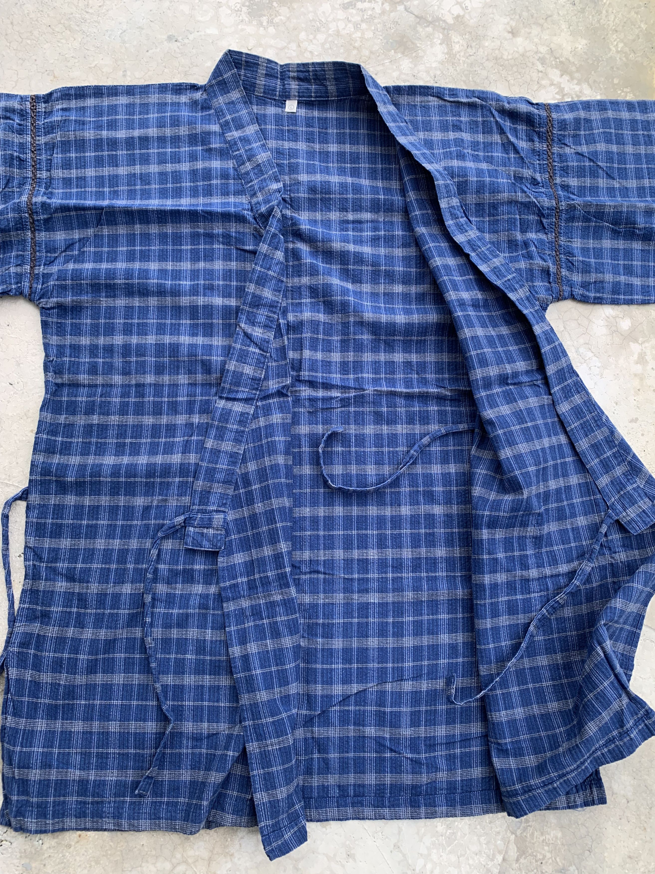 Uniqlo Vintage Uniqlo Plaid Check Hanten Kimono Size US M / EU 48-50 / 2 - 7 Thumbnail