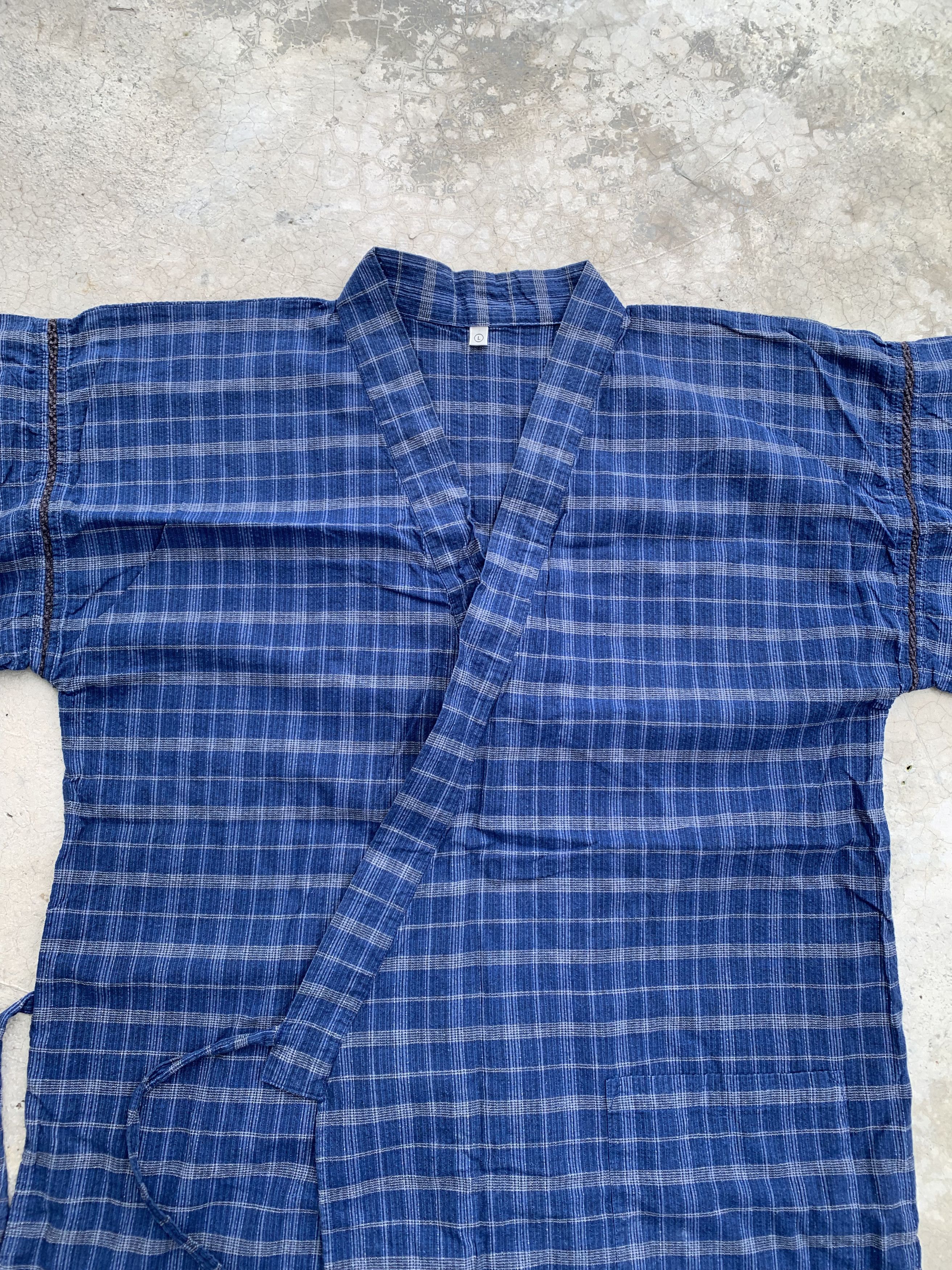 Uniqlo Vintage Uniqlo Plaid Check Hanten Kimono Size US M / EU 48-50 / 2 - 3 Thumbnail