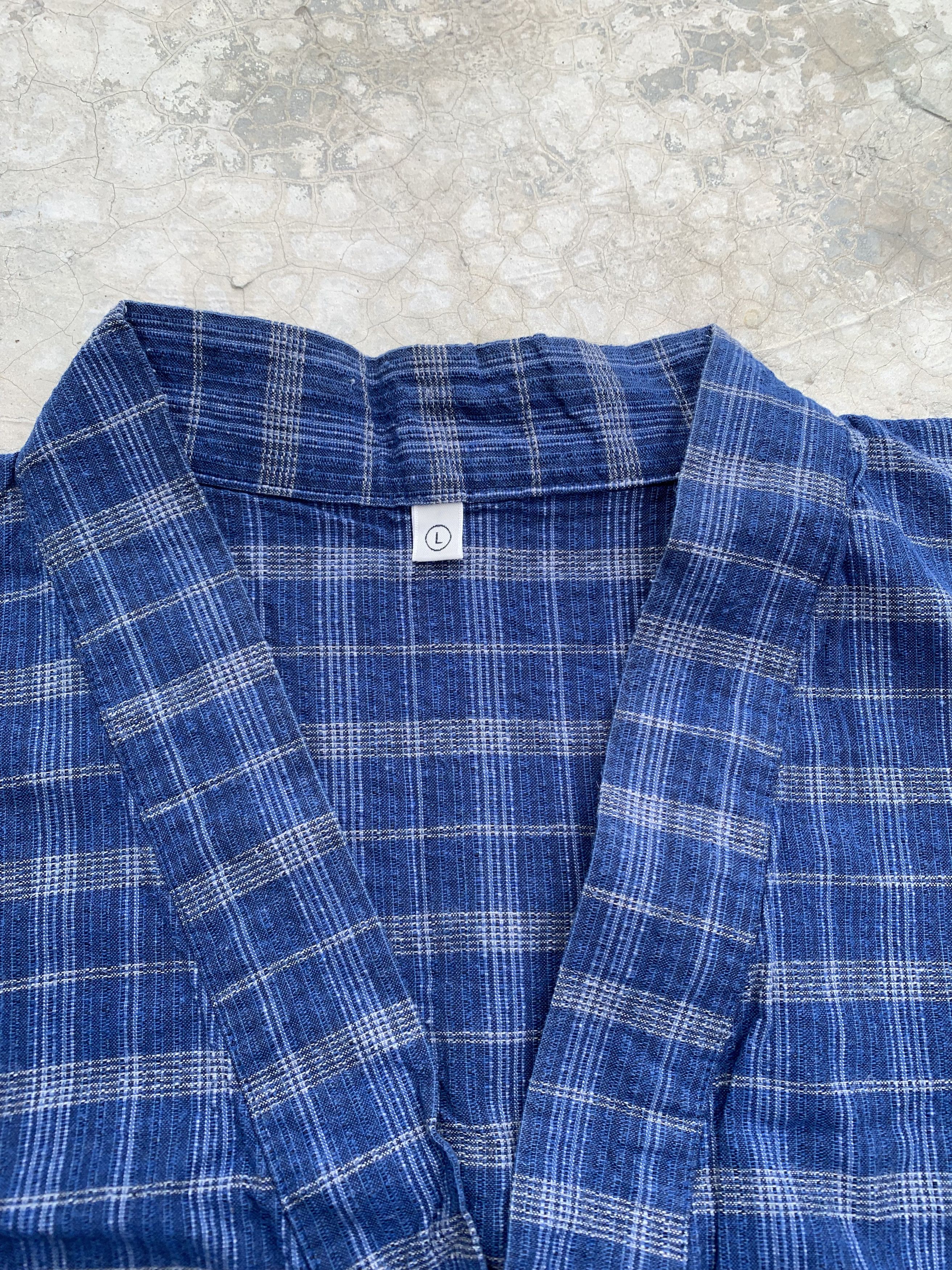 Uniqlo Vintage Uniqlo Plaid Check Hanten Kimono Size US M / EU 48-50 / 2 - 11 Thumbnail