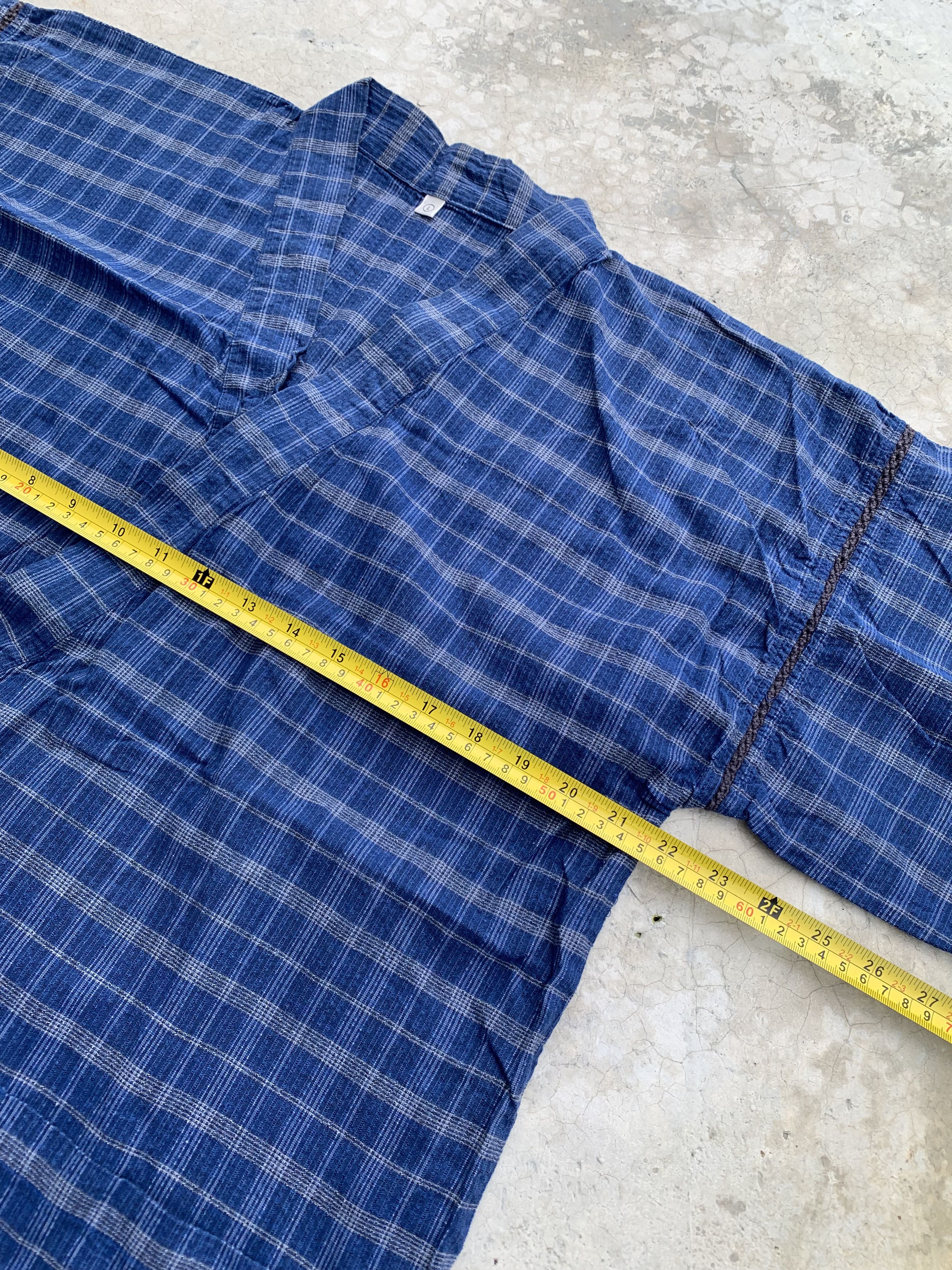 Uniqlo Vintage Uniqlo Plaid Check Hanten Kimono Size US M / EU 48-50 / 2 - 8 Thumbnail