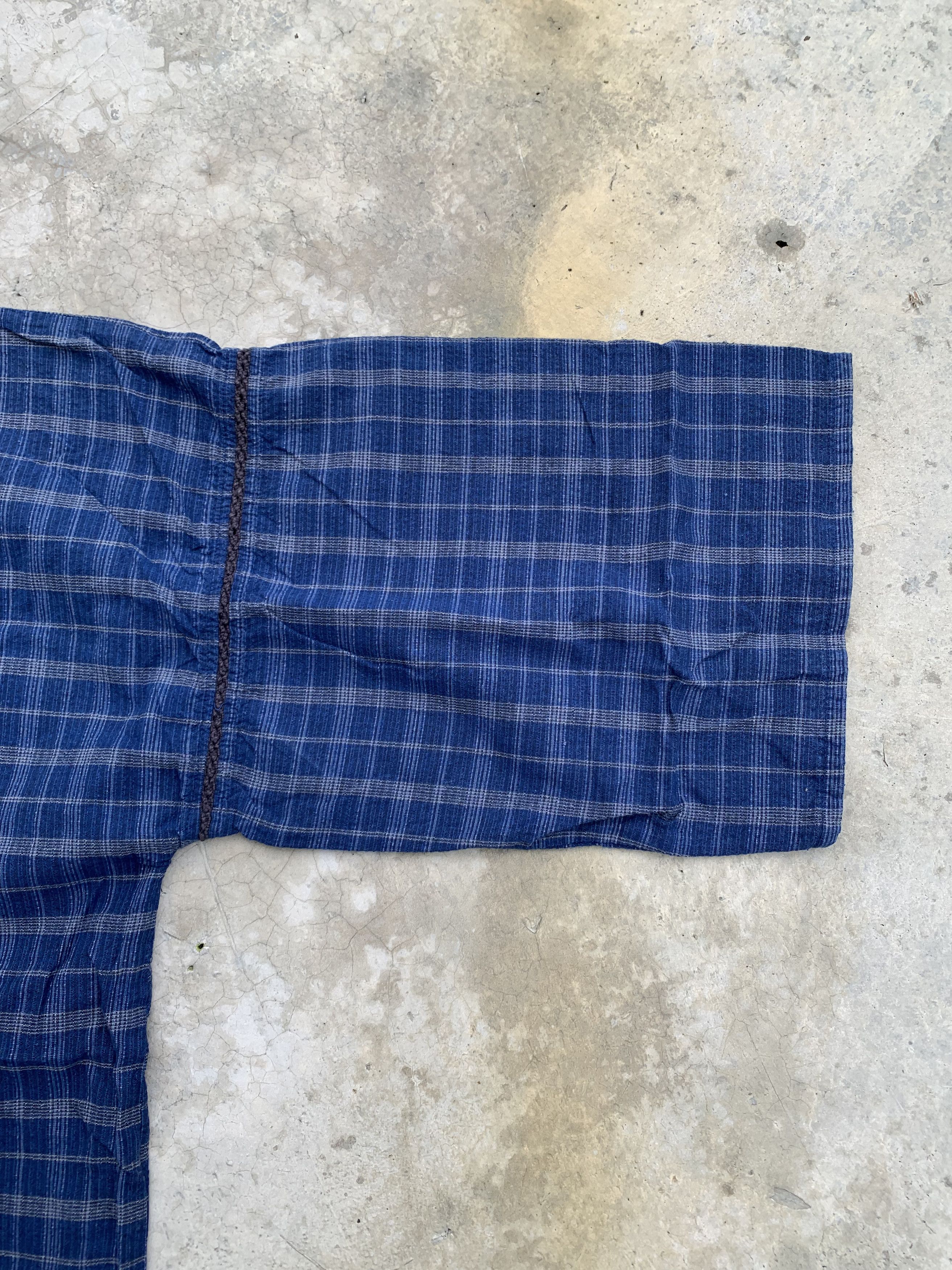 Uniqlo Vintage Uniqlo Plaid Check Hanten Kimono Size US M / EU 48-50 / 2 - 2 Thumbnail
