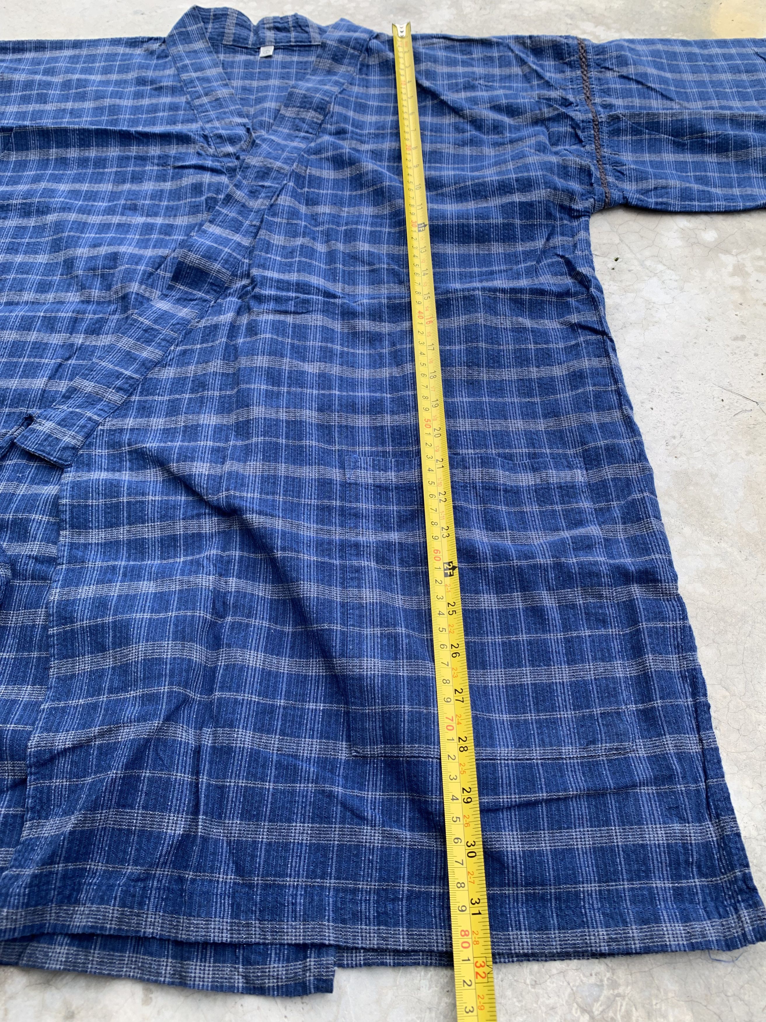 Uniqlo Vintage Uniqlo Plaid Check Hanten Kimono Size US M / EU 48-50 / 2 - 10 Thumbnail