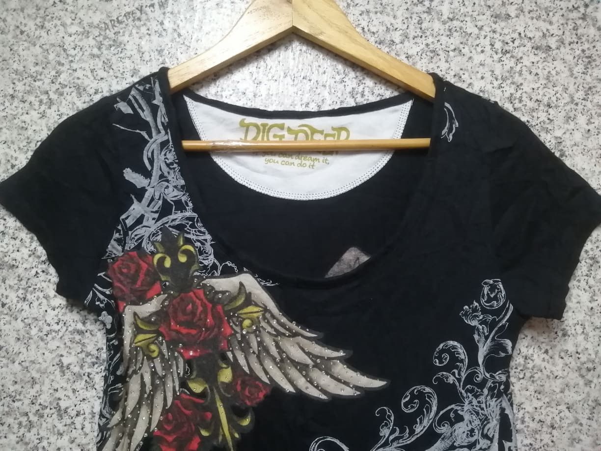 Harley Davidson × Vintage TEE PUNK VERY RARE Size S / US 4 / IT 40 - 3 Thumbnail