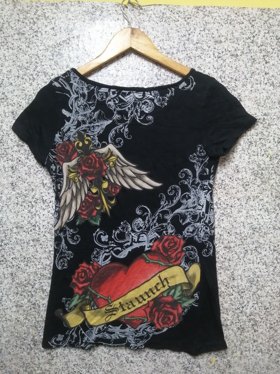 Harley Davidson × Vintage TEE PUNK VERY RARE Size S / US 4 / IT 40 - 2 Thumbnail
