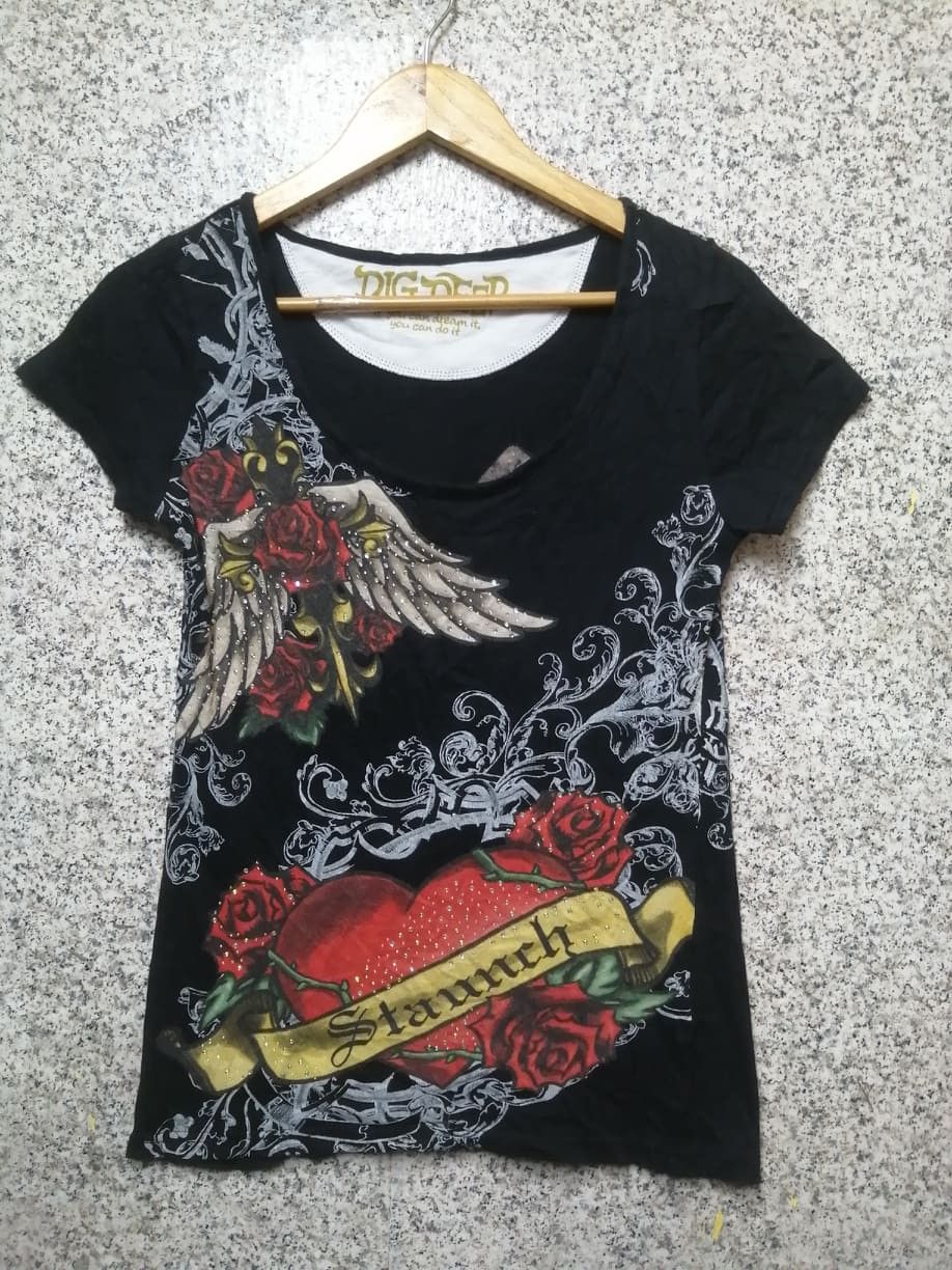 Harley Davidson × Vintage TEE PUNK VERY RARE Size S / US 4 / IT 40 - 1 Thumbnail
