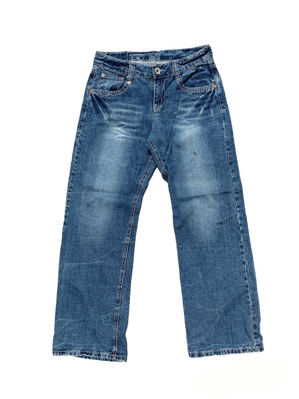 Japanese Brand Japan Brand R>>> Lightning Design Washed Denim Jeans Size US 32 / EU 48 - 1 Thumbnail