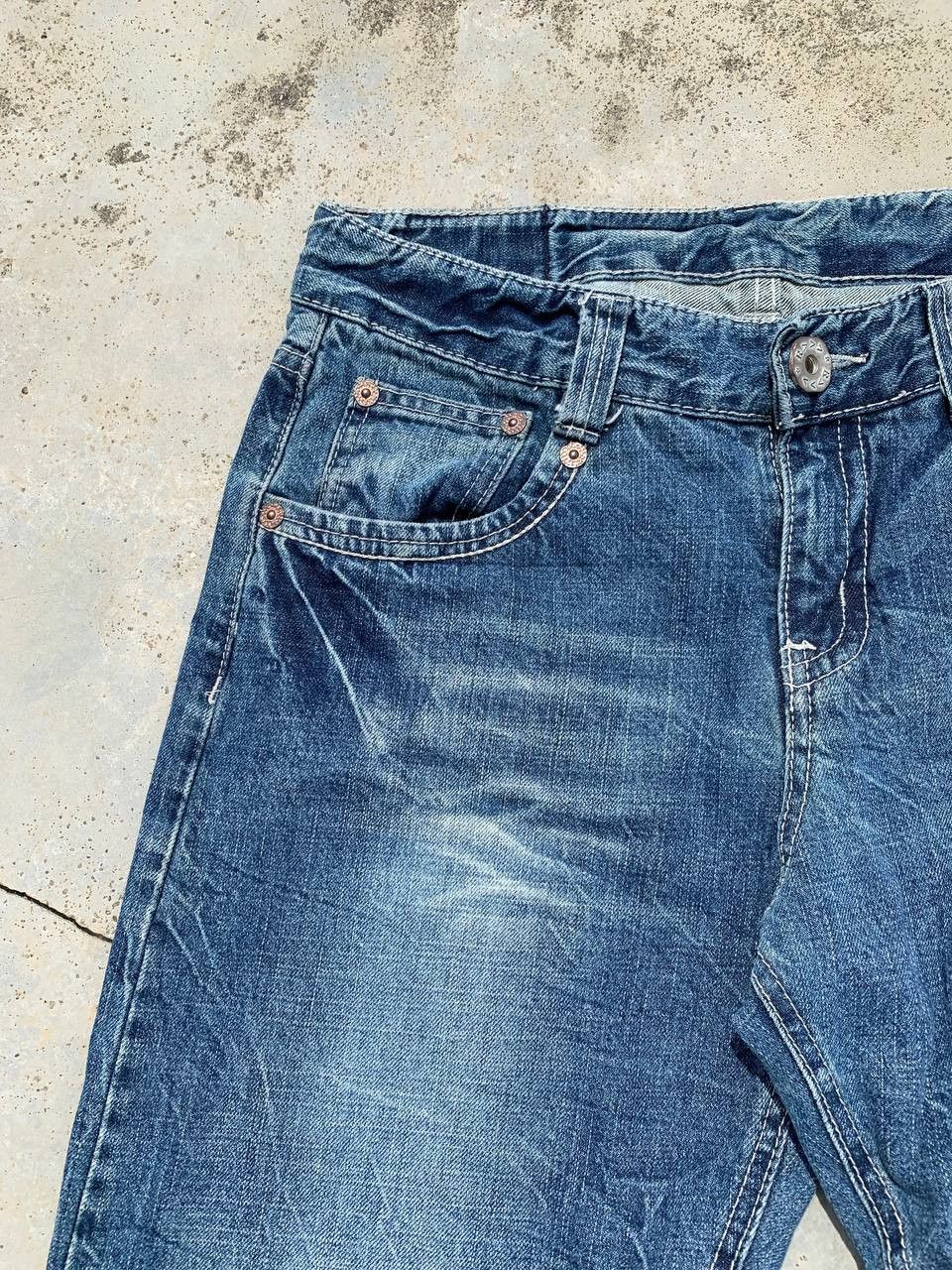 Japanese Brand Japan Brand R>>> Lightning Design Washed Denim Jeans Size US 32 / EU 48 - 4 Thumbnail
