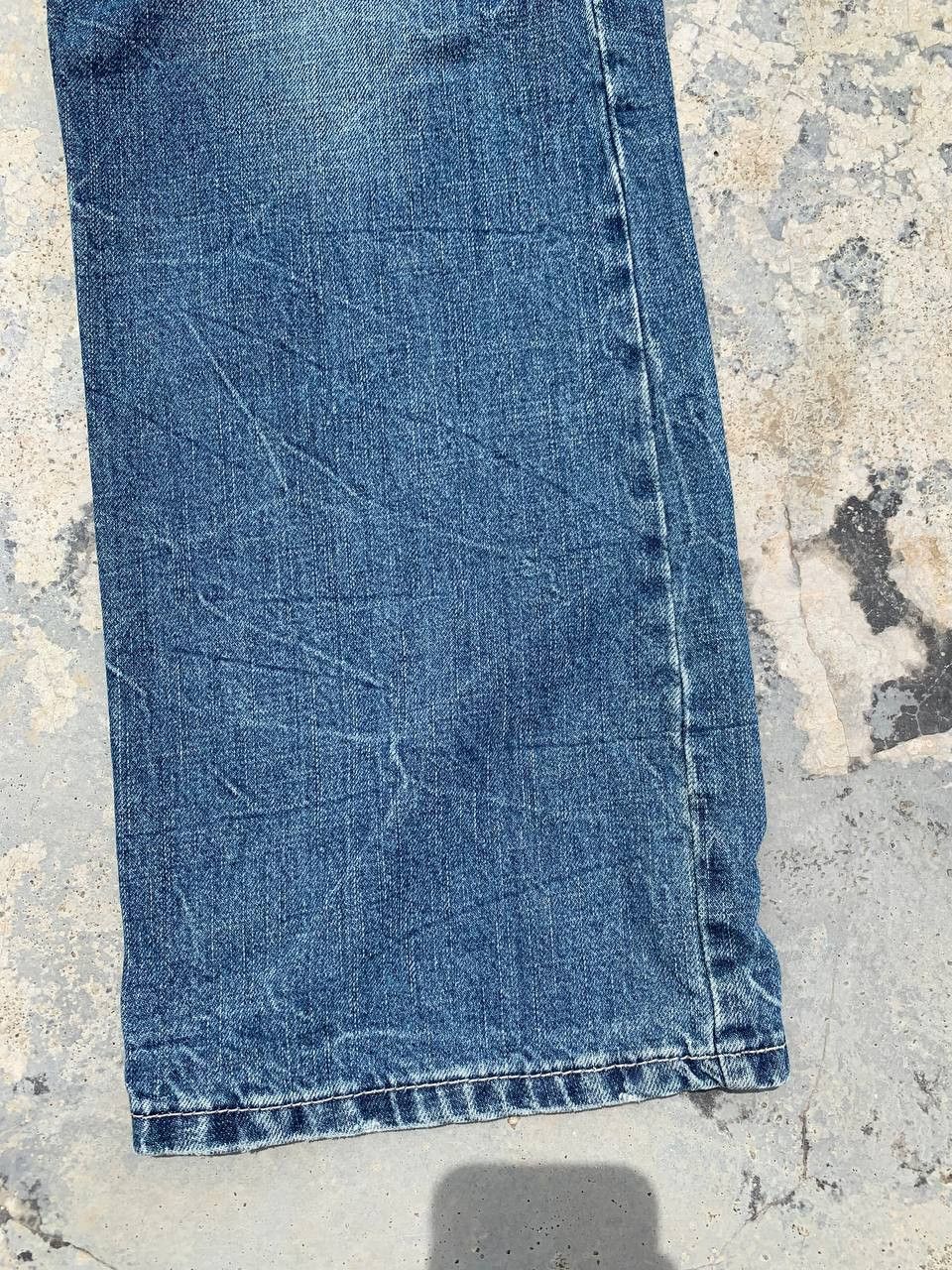 Japanese Brand Japan Brand R>>> Lightning Design Washed Denim Jeans Size US 32 / EU 48 - 6 Thumbnail