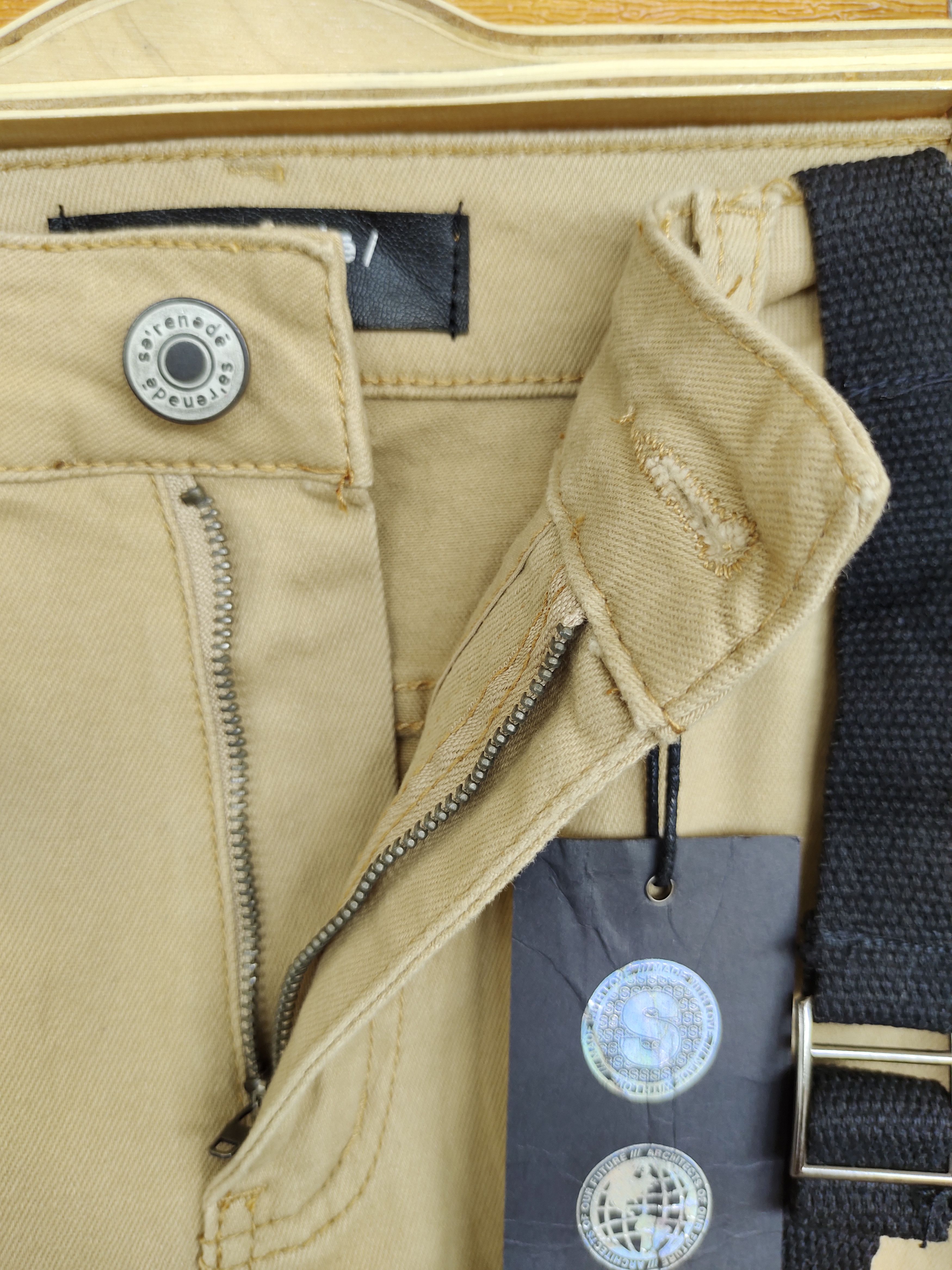 Seditionaries SERENEDE Bondage Acid Wash Cargo Skinny Denim Jeans Size US 34 / EU 50 - 20 Thumbnail