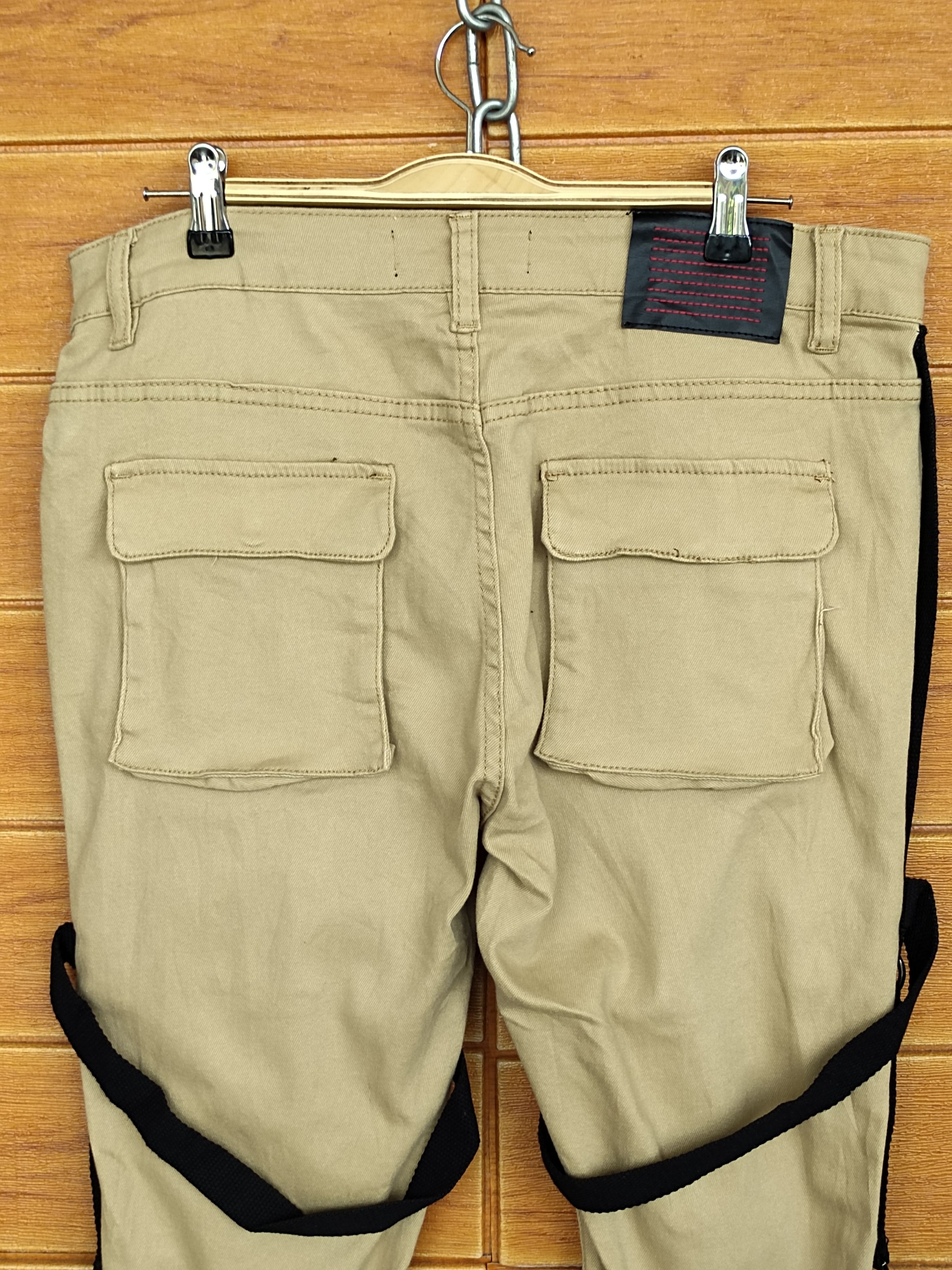 Seditionaries SERENEDE Bondage Acid Wash Cargo Skinny Denim Jeans Size US 34 / EU 50 - 13 Thumbnail