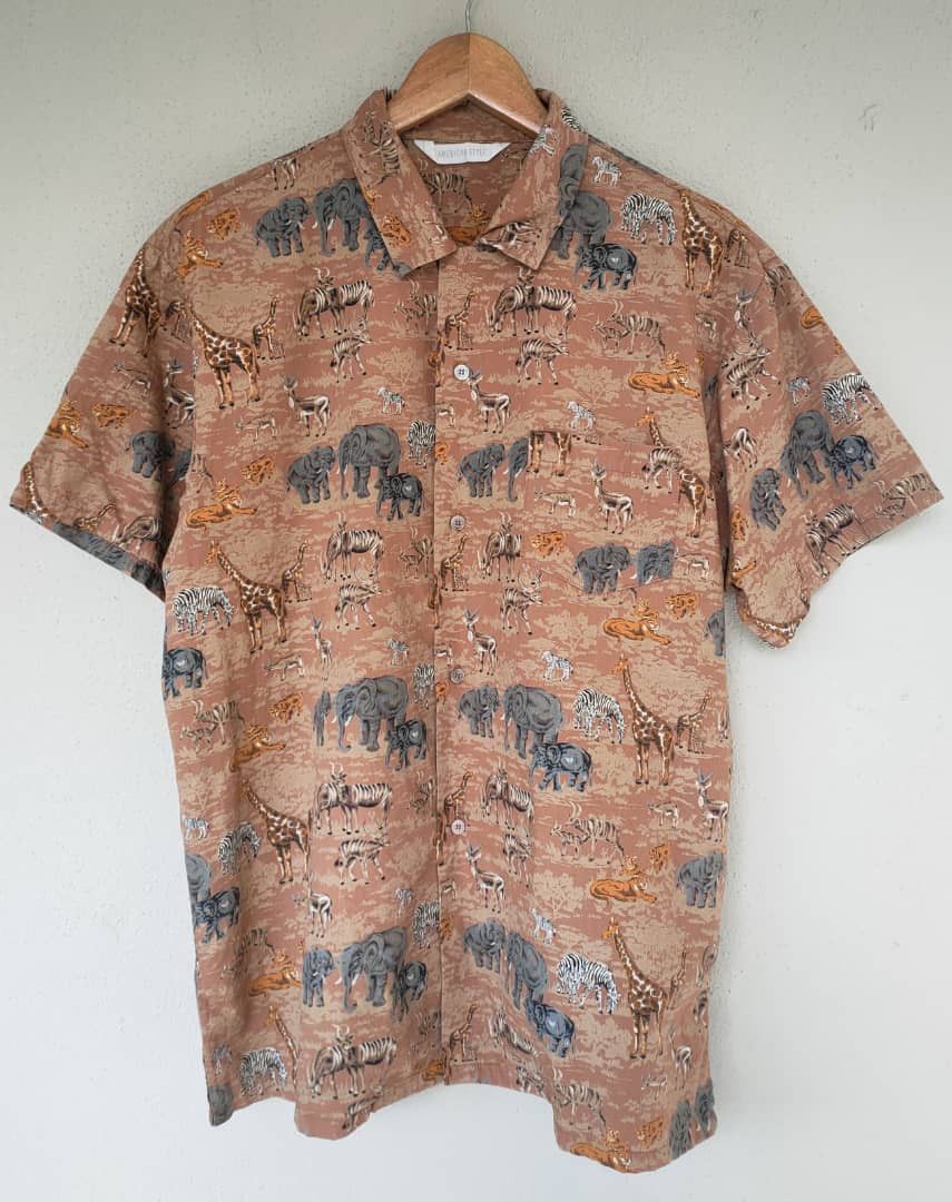 Rainforest Vintage Safari Motive Size US L / EU 52-54 / 3 - 1 Thumbnail