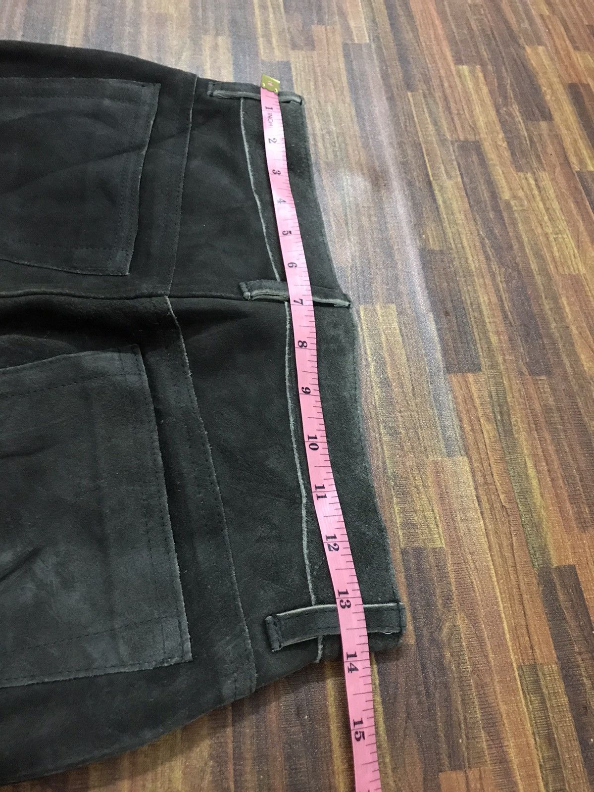 Japanese Brand vintage United arrows leather PANTS s28 Size US 28 / EU 44 - 6 Thumbnail