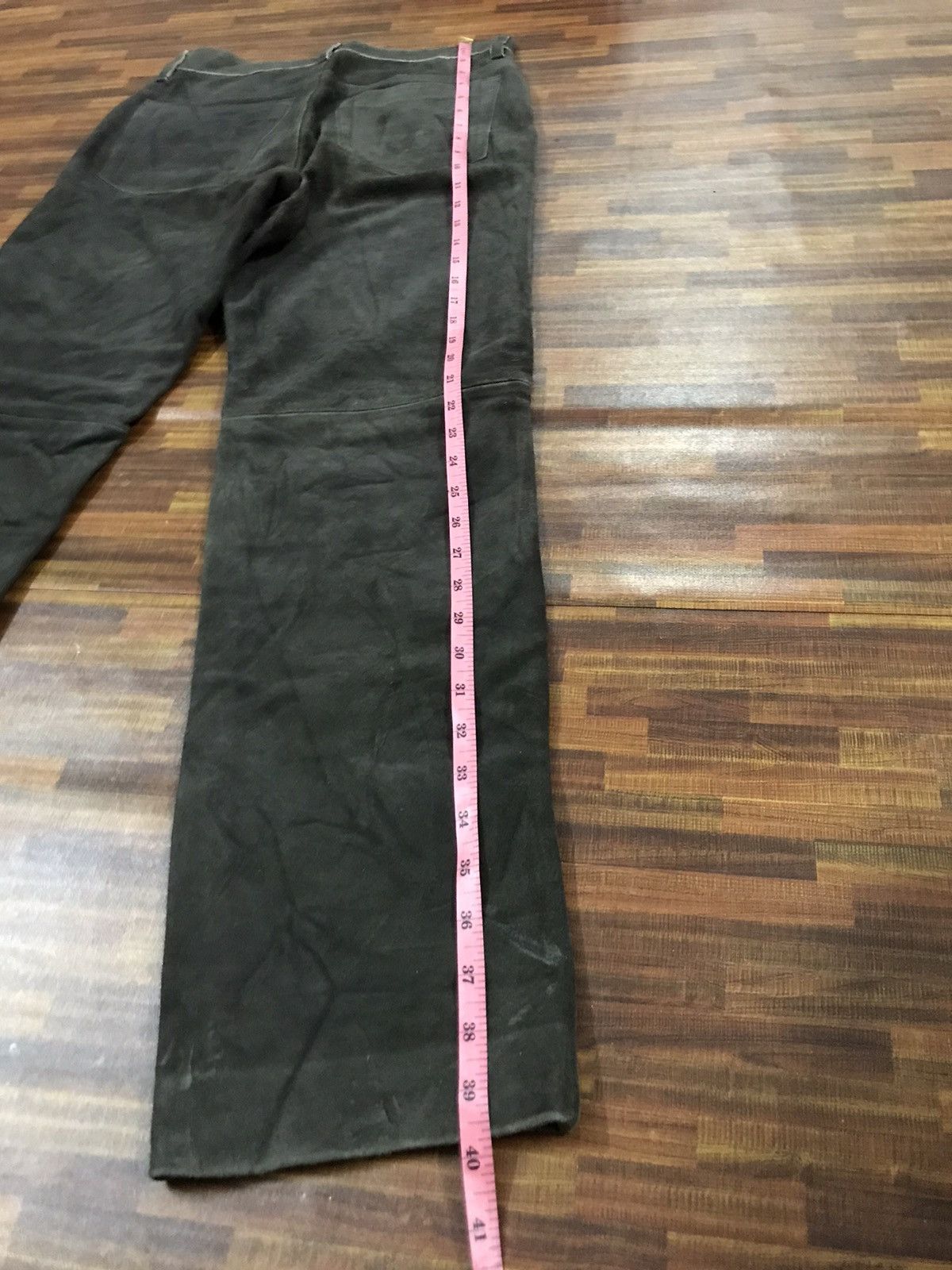Japanese Brand vintage United arrows leather PANTS s28 Size US 28 / EU 44 - 9 Thumbnail
