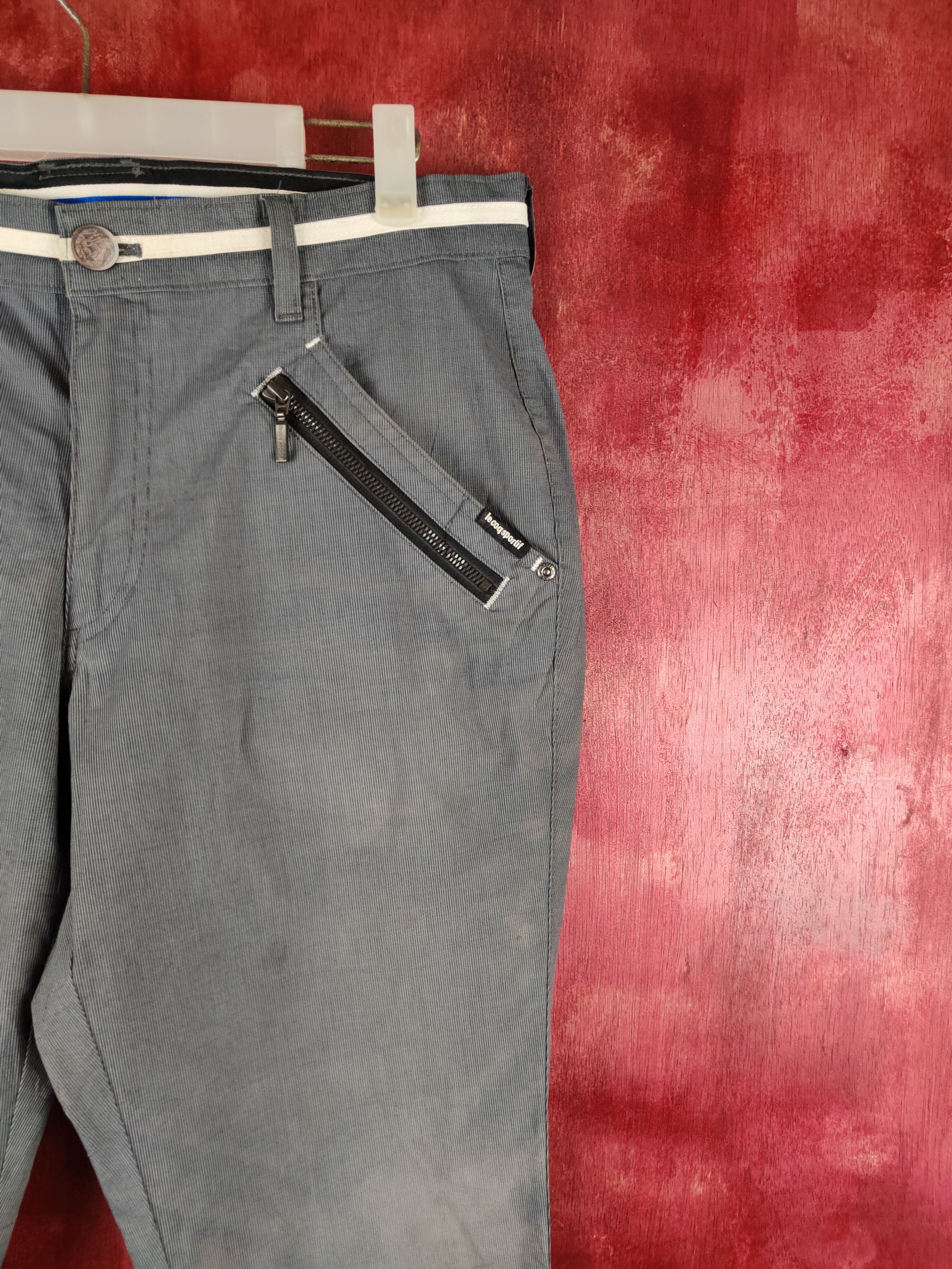 Japanese Brand × Le Coq Sportif Le Coq Sportif Gray Multi Pocket Tactical Casual Pants #S731 Size US 33 - 6 Thumbnail