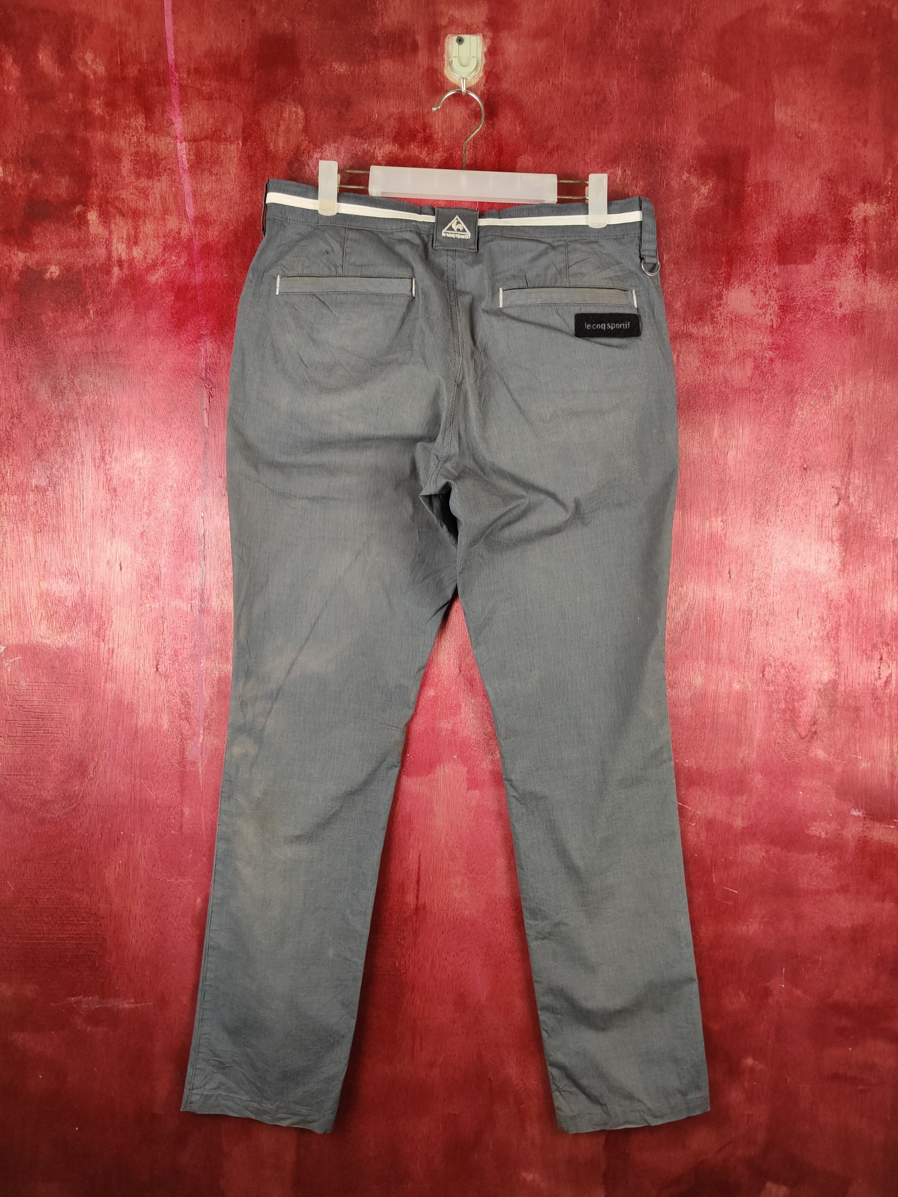 Japanese Brand × Le Coq Sportif Le Coq Sportif Gray Multi Pocket Tactical Casual Pants #S731 Size US 33 - 8 Thumbnail