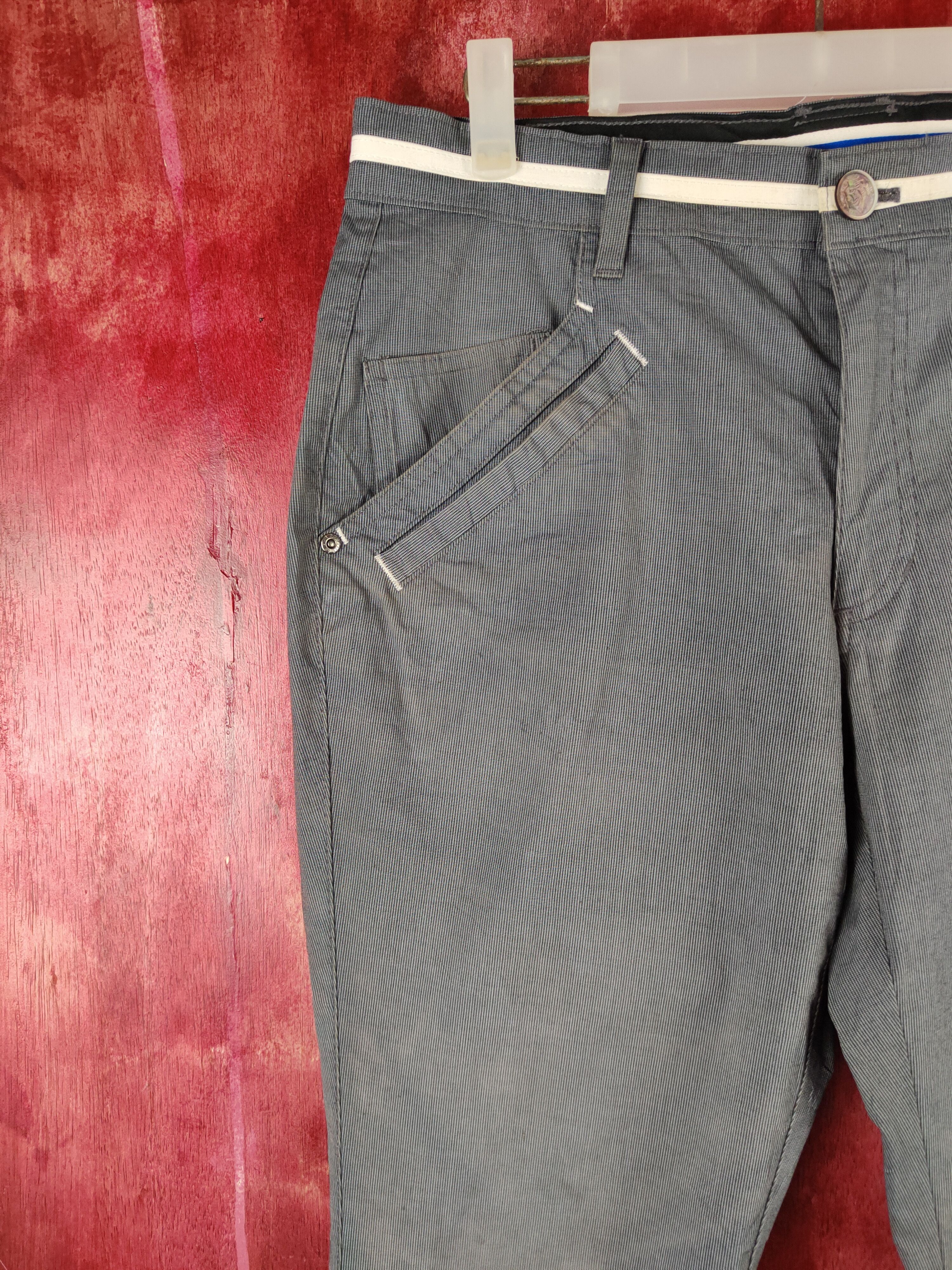 Japanese Brand × Le Coq Sportif Le Coq Sportif Gray Multi Pocket Tactical Casual Pants #S731 Size US 33 - 3 Thumbnail