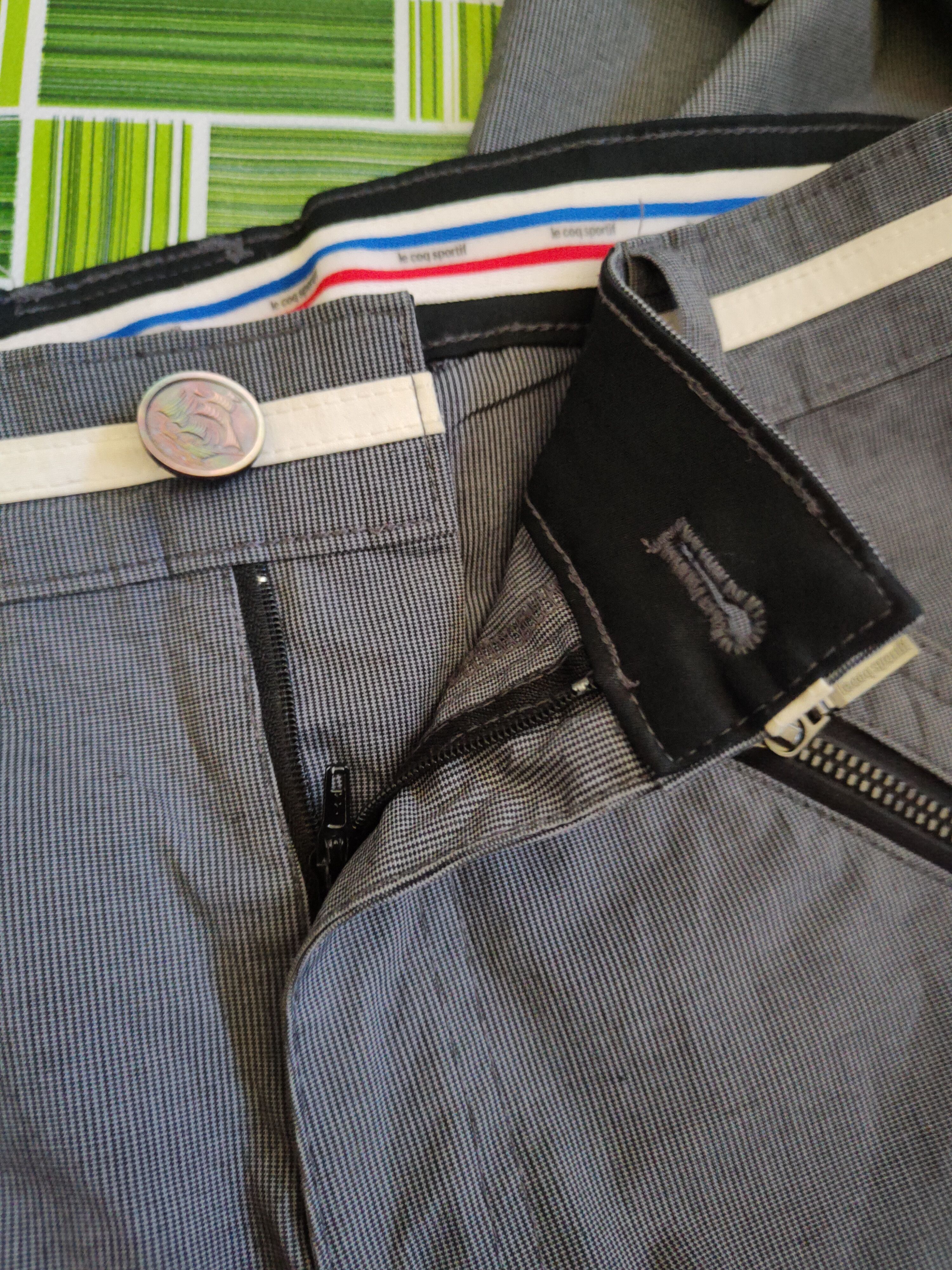 Japanese Brand × Le Coq Sportif Le Coq Sportif Gray Multi Pocket Tactical Casual Pants #S731 Size US 33 - 15 Thumbnail