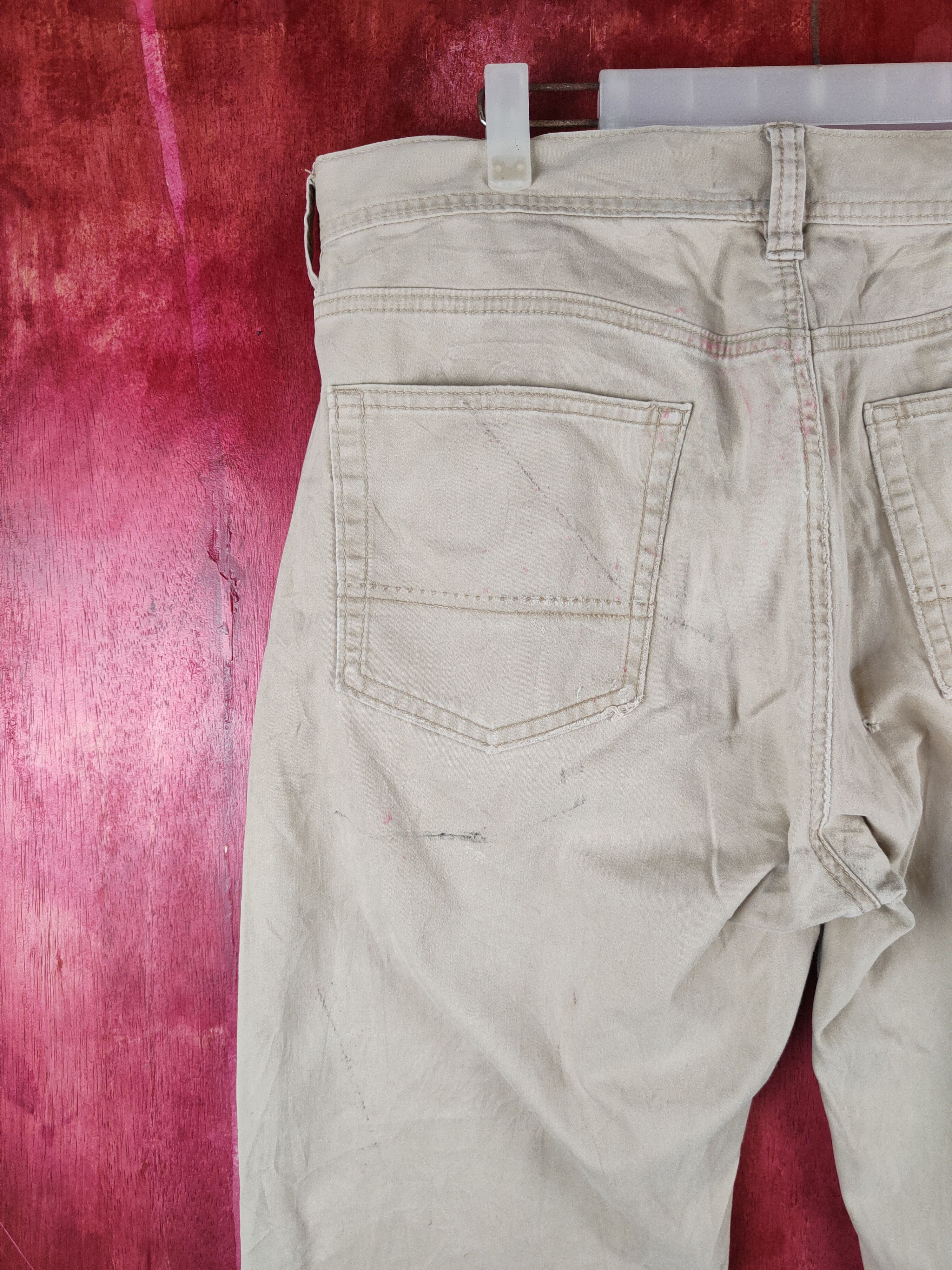 Japanese Brand × Kirkland Signature Kirkland Signature Light Brown ripped Casual Pants #S728 Size US 36 / EU 52 - 9 Thumbnail