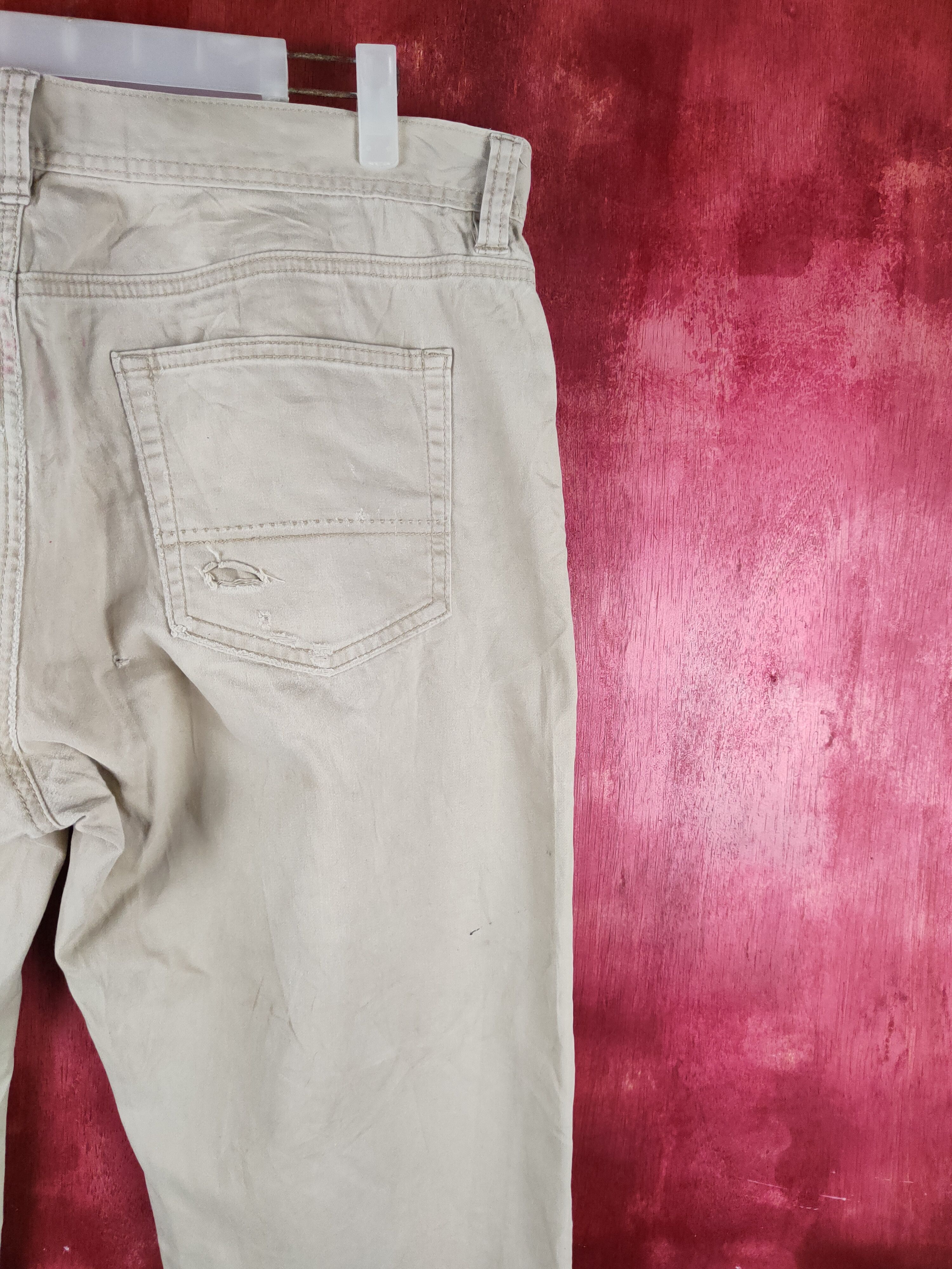 Japanese Brand × Kirkland Signature Kirkland Signature Light Brown ripped Casual Pants #S728 Size US 36 / EU 52 - 12 Thumbnail