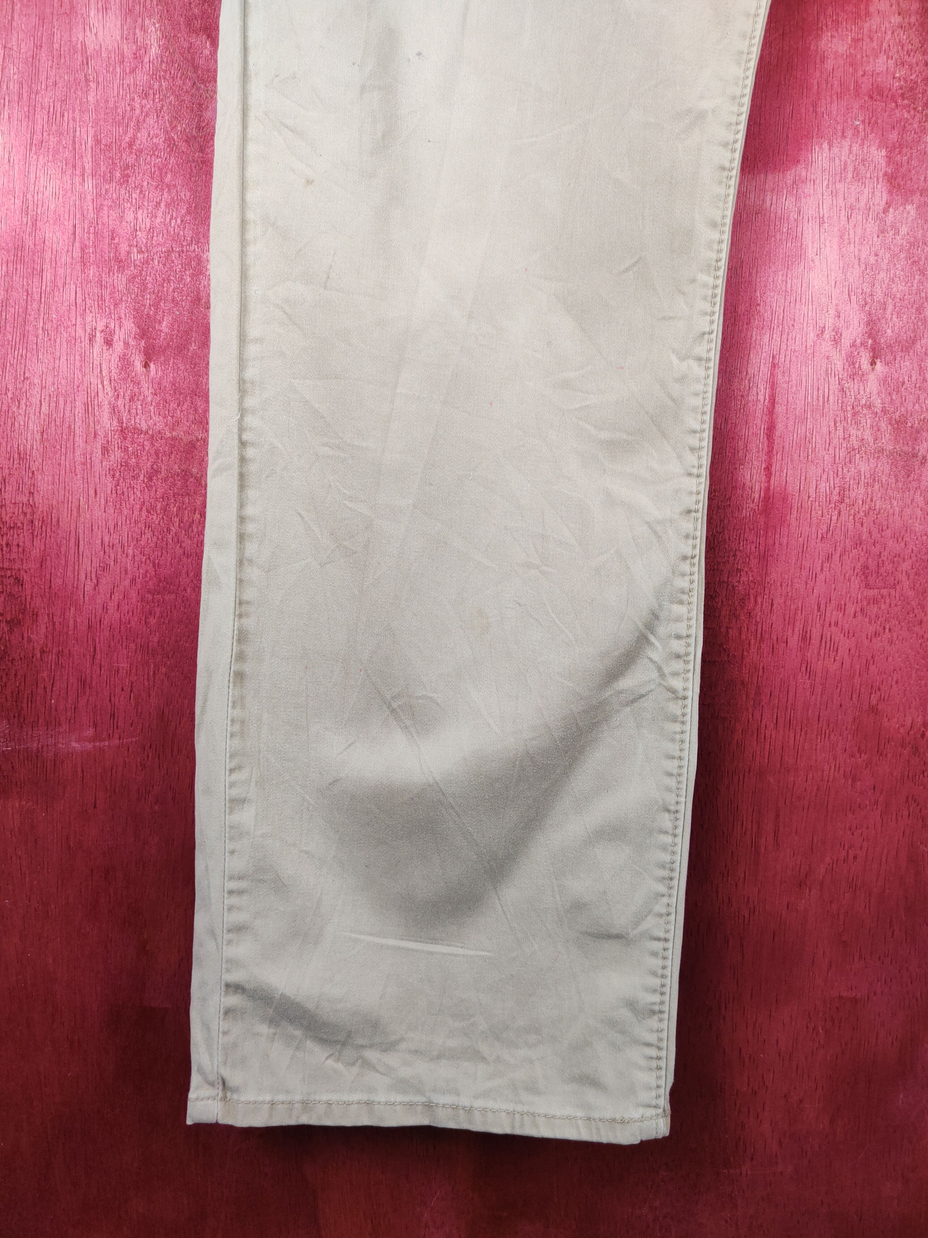 Japanese Brand × Kirkland Signature Kirkland Signature Light Brown ripped Casual Pants #S728 Size US 36 / EU 52 - 4 Thumbnail