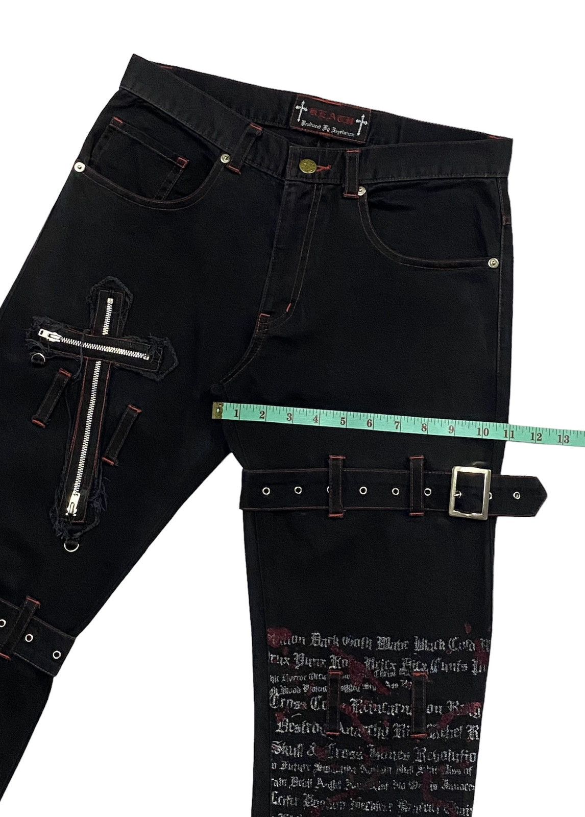 Japanese Brand × Seditionaries Devil Fashion Punk Gothic Bootcut Pants Size US 30 / EU 46 - 8 Thumbnail