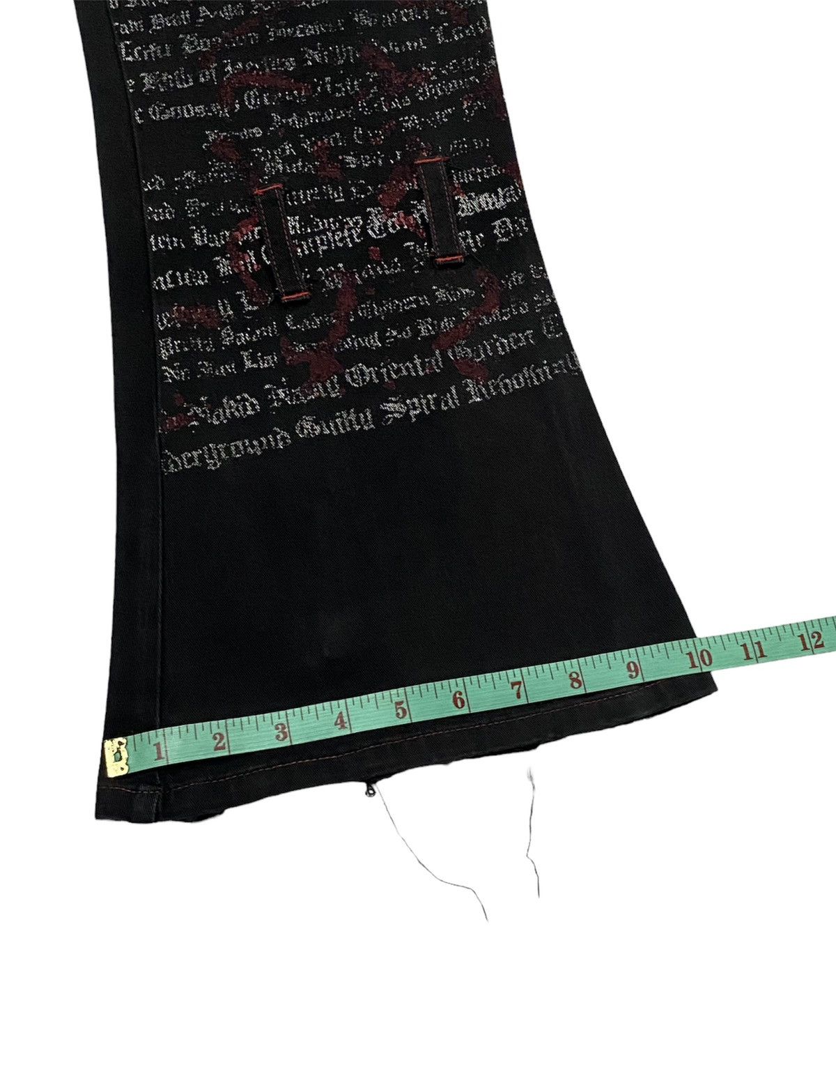 Japanese Brand × Seditionaries Devil Fashion Punk Gothic Bootcut Pants Size US 30 / EU 46 - 10 Thumbnail