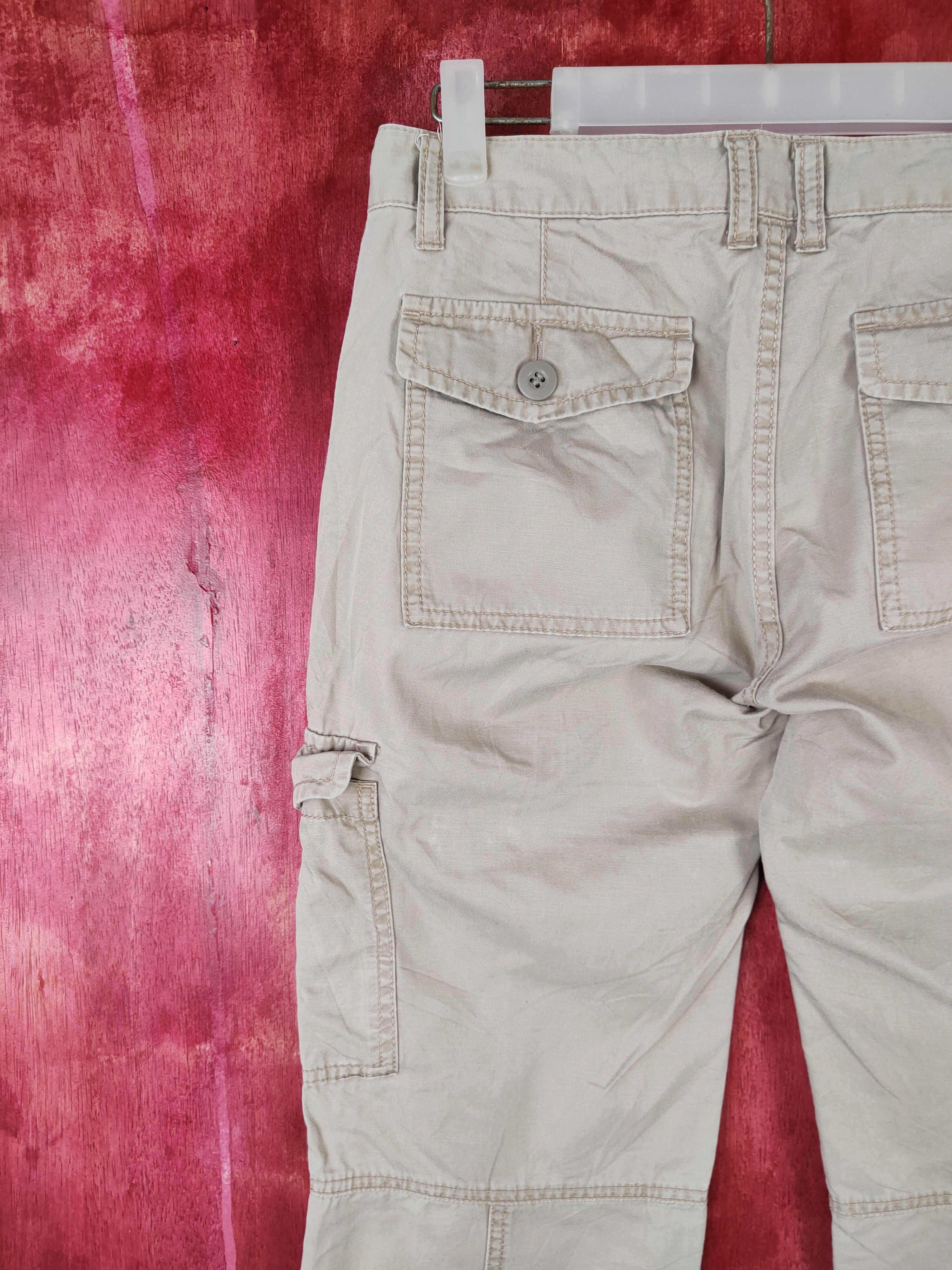 Japanese Brand × Uniqlo Uniqlo Light Gray Multi Pocket Tactical Cargo Pants #S575 Size US 28 / EU 44 - 8 Thumbnail