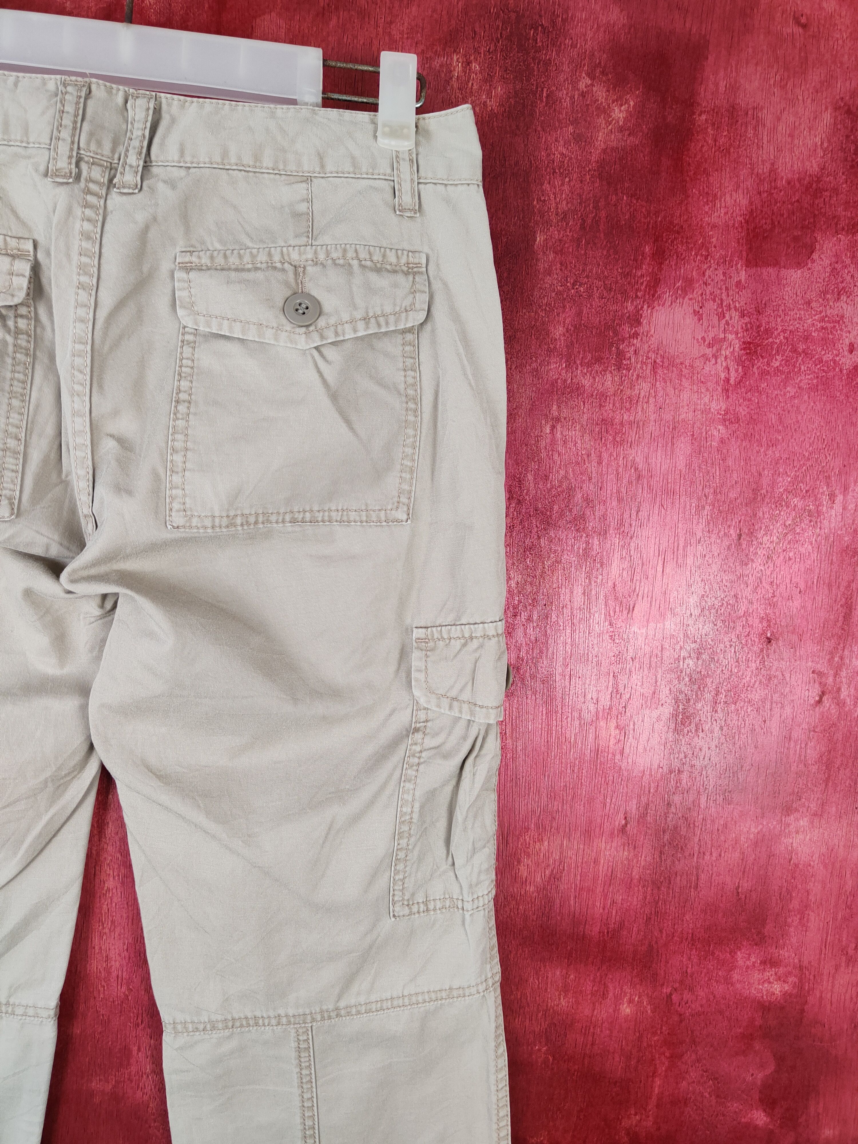 Japanese Brand × Uniqlo Uniqlo Light Gray Multi Pocket Tactical Cargo Pants #S575 Size US 28 / EU 44 - 10 Thumbnail