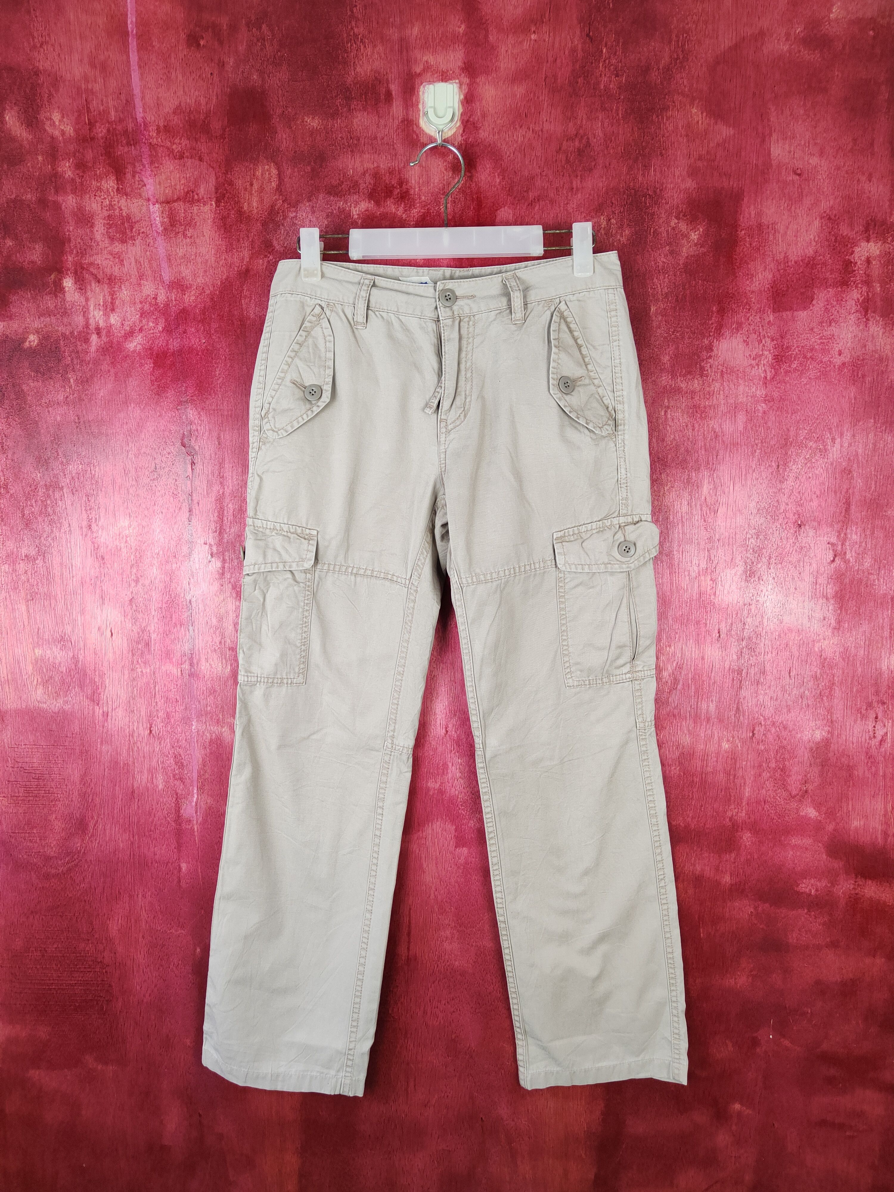 Japanese Brand × Uniqlo Uniqlo Light Gray Multi Pocket Tactical Cargo Pants #S575 Size US 28 / EU 44 - 1 Thumbnail