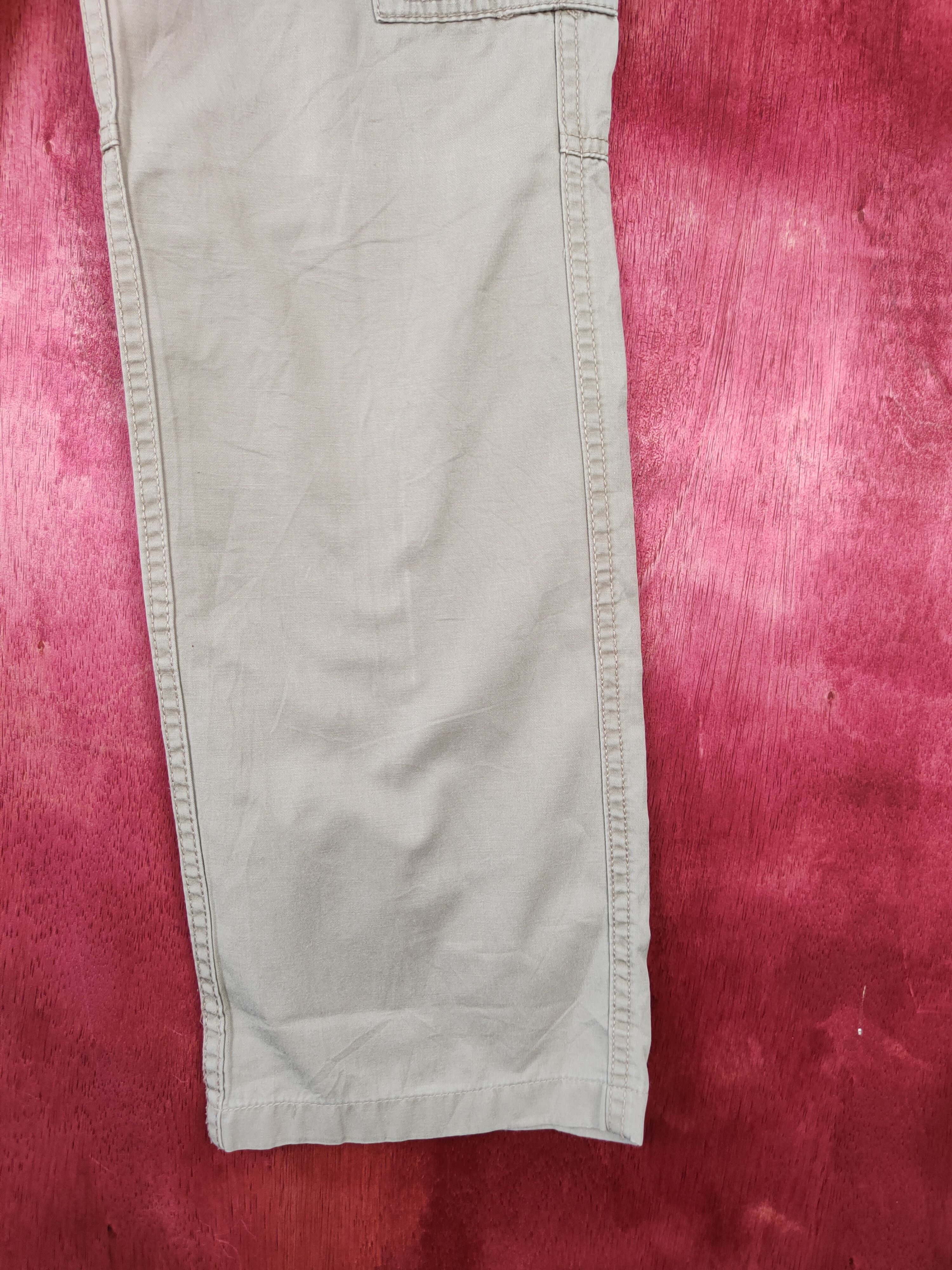 Japanese Brand × Uniqlo Uniqlo Light Gray Multi Pocket Tactical Cargo Pants #S575 Size US 28 / EU 44 - 6 Thumbnail