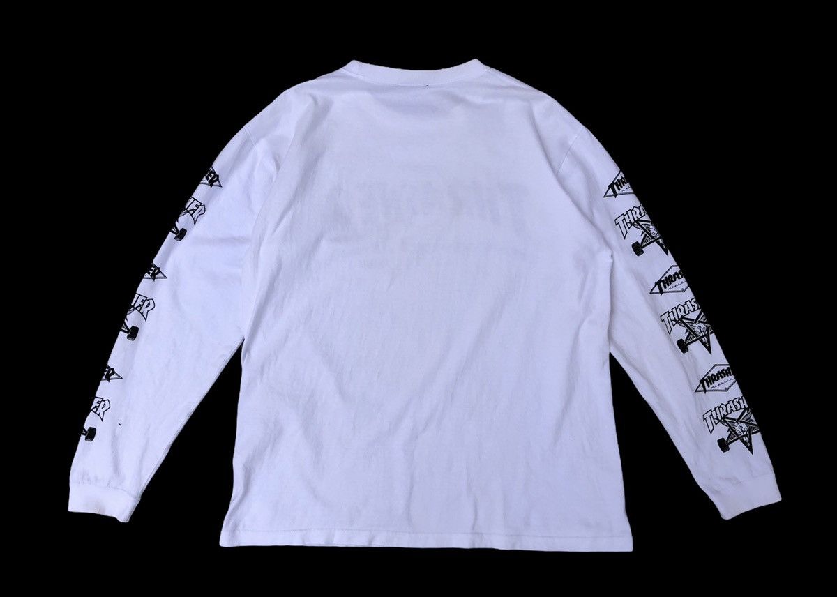 Thrasher Vintage Y2K Thrasher Skateboard Magazine Long Sleeve Tshirt Size US L / EU 52-54 / 3 - 6 Thumbnail
