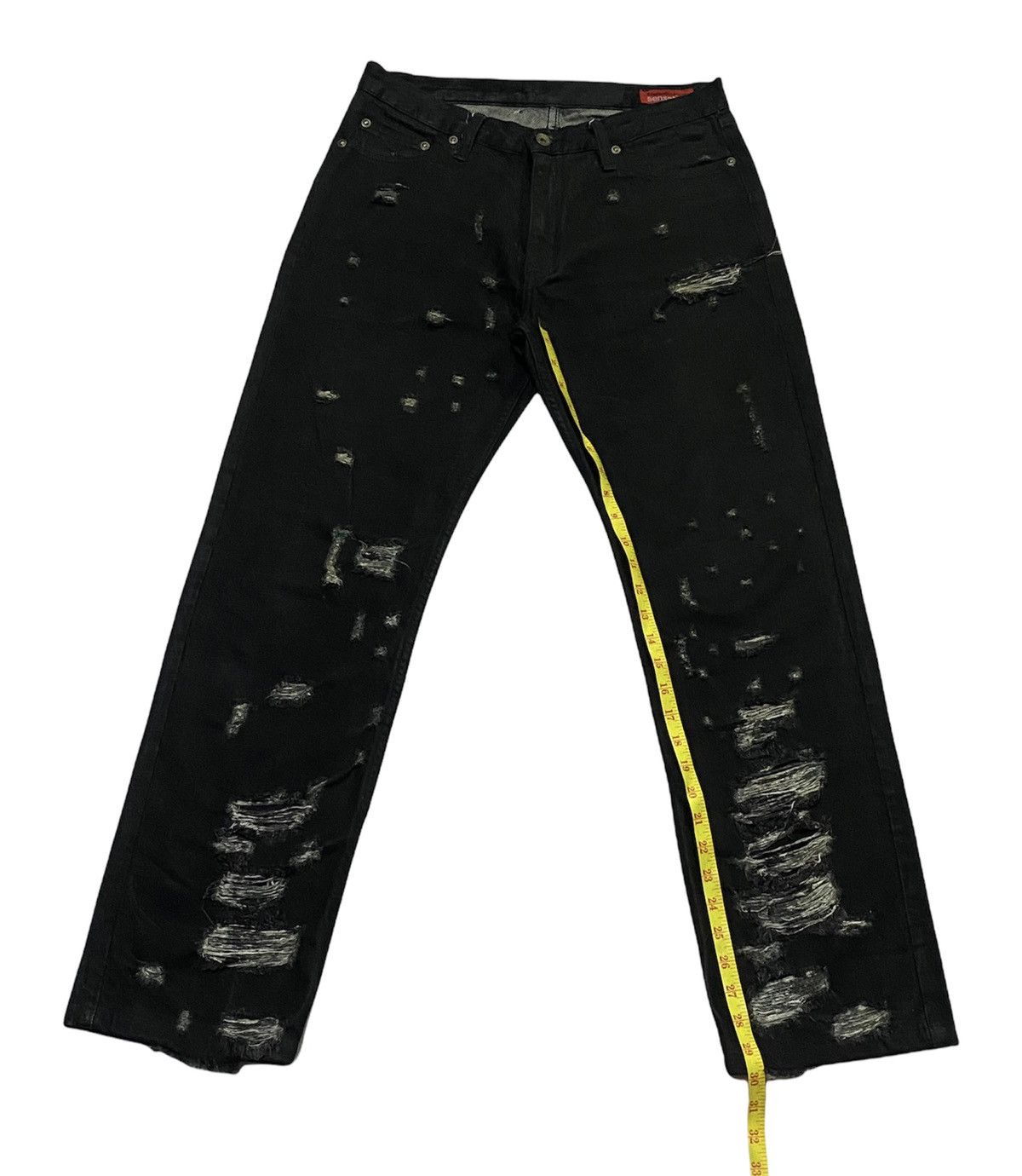 semanticdesign Japanese Brand“Semanticdesign”Ripped Distressed Denim Pants Size US 31 - 7 Thumbnail