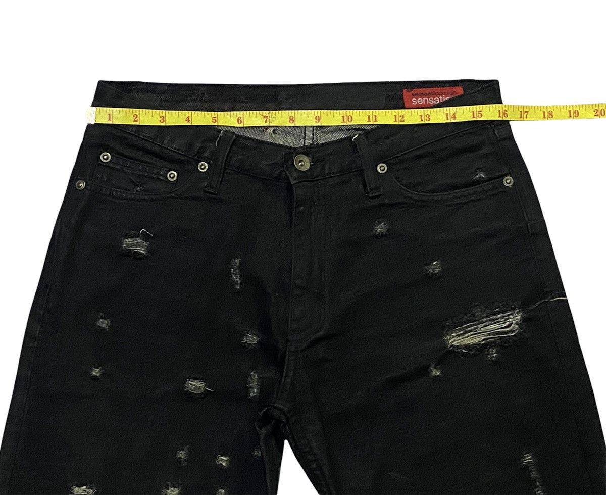 semanticdesign Japanese Brand“Semanticdesign”Ripped Distressed Denim Pants Size US 31 - 4 Thumbnail