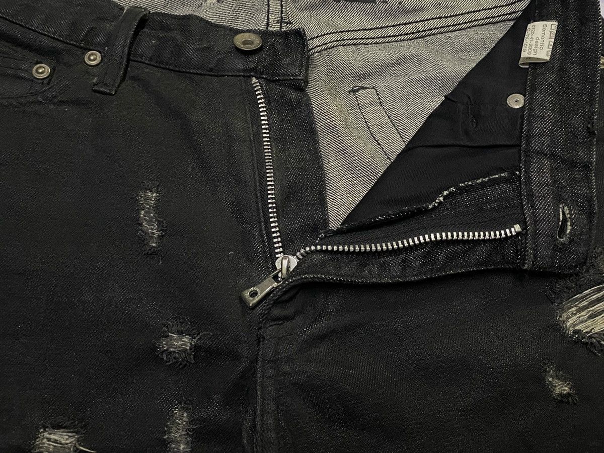 semanticdesign Japanese Brand“Semanticdesign”Ripped Distressed Denim Pants Size US 31 - 17 Thumbnail