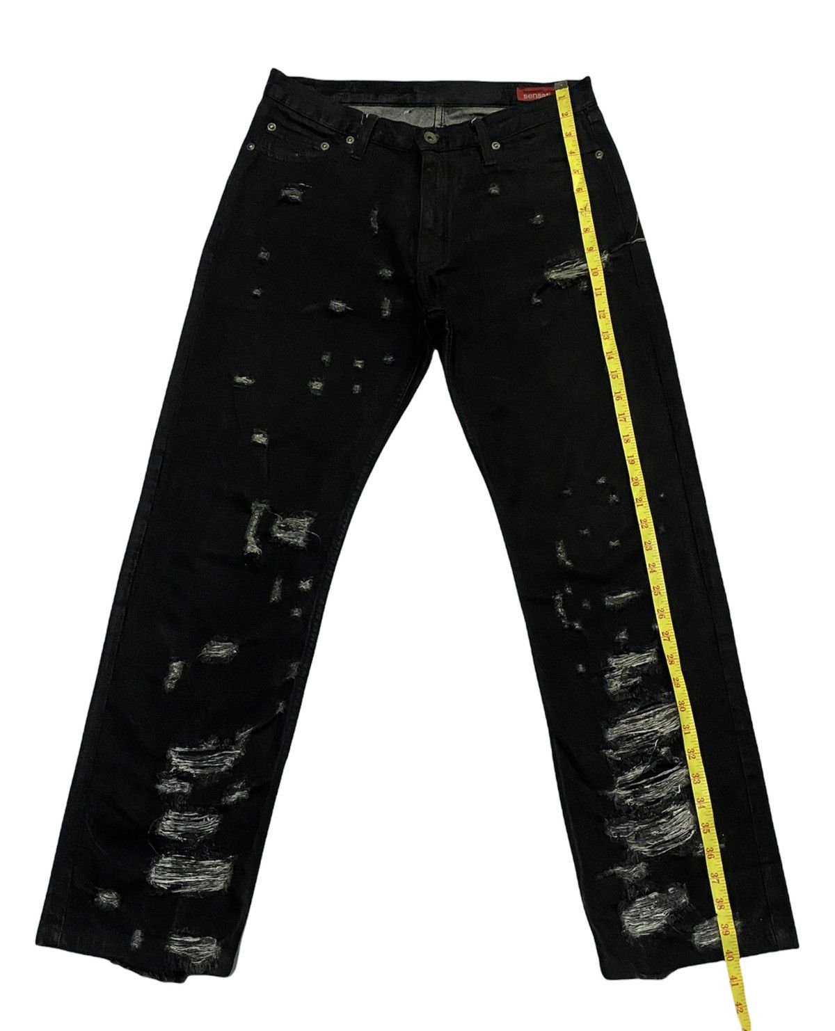 semanticdesign Japanese Brand“Semanticdesign”Ripped Distressed Denim Pants Size US 31 - 6 Thumbnail