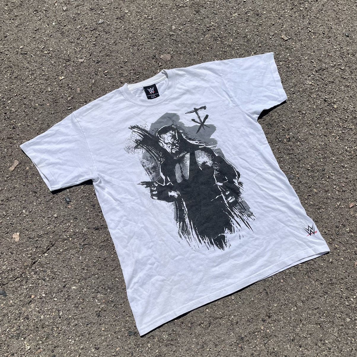 Vintage Vintage Y2K Horror Graphic Tee Undertaker Goth Punk Boxy M Size US M / EU 48-50 / 2 - 4 Thumbnail
