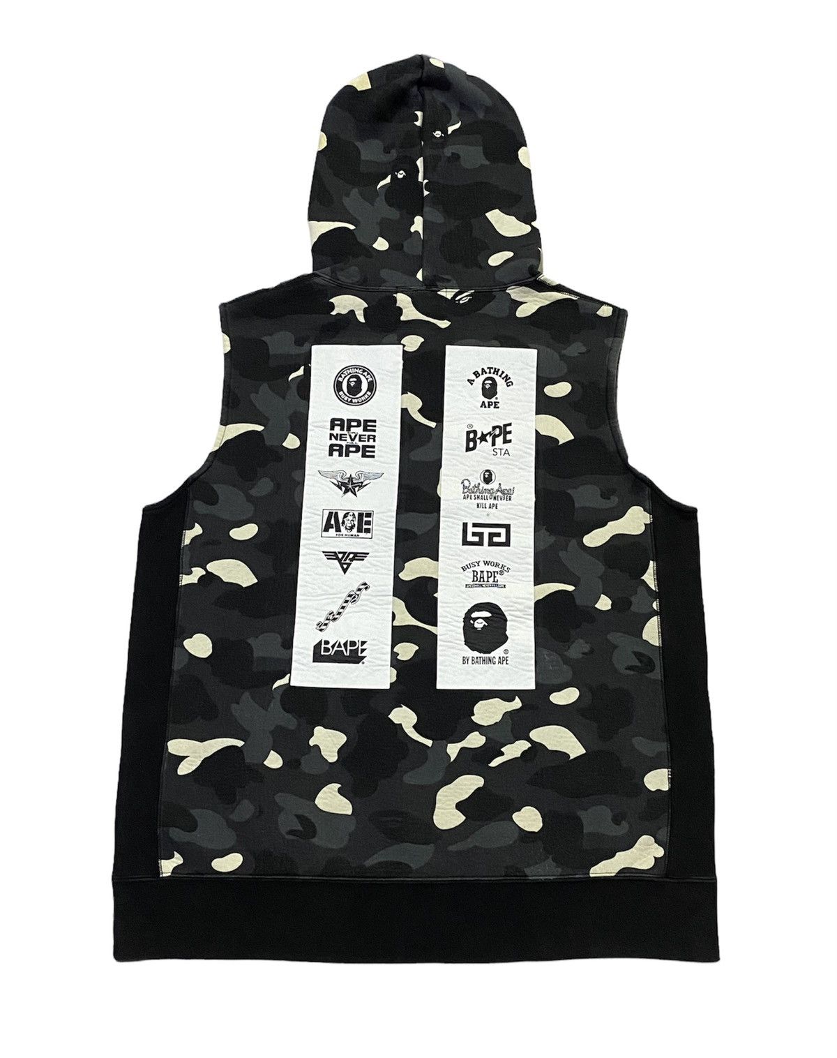 Bape City Camo Sleeveless Pullover Hoodie Size US XL / EU 56 / 4 - 2 Thumbnail
