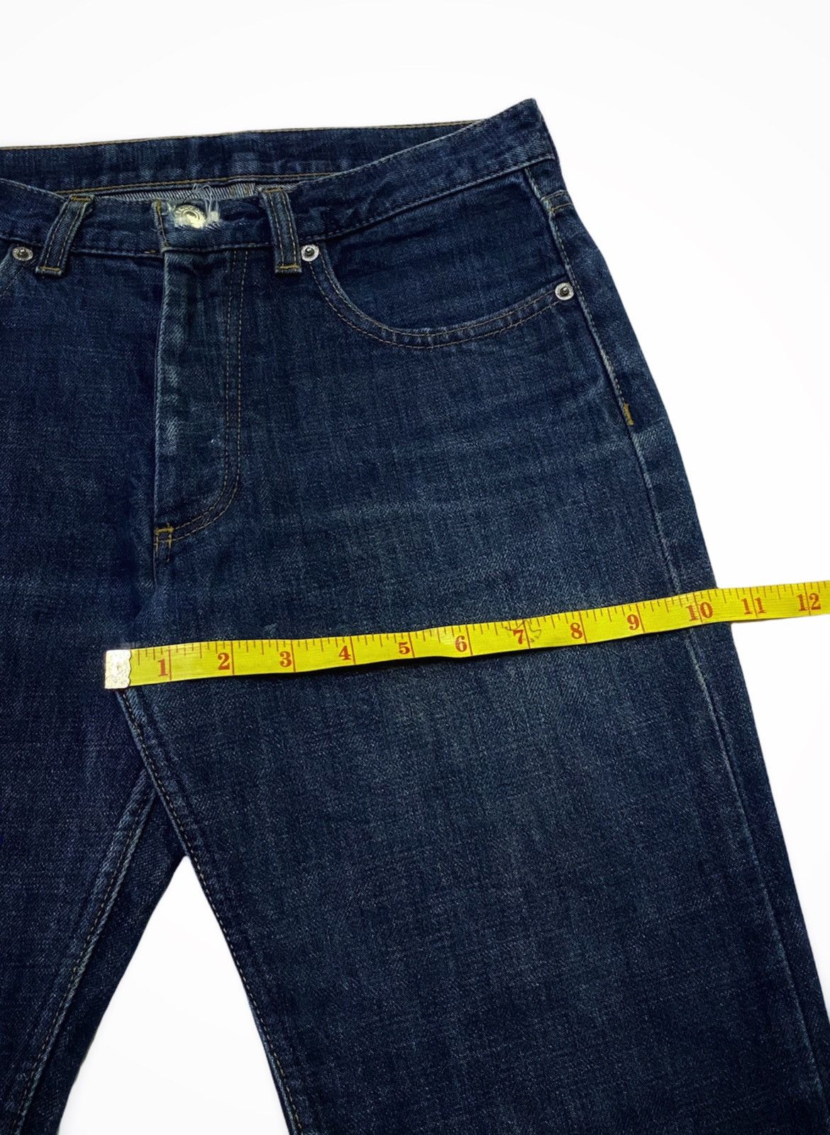 Helmut Lang Vintage Helmut lang Raw Classic Denim Pants Size US 27 - 8 Thumbnail