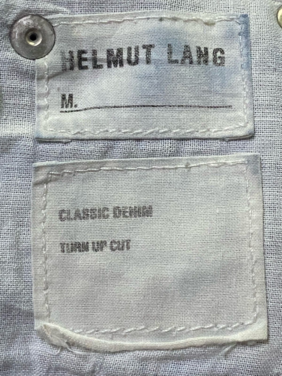 Helmut Lang Vintage Helmut lang Raw Classic Denim Pants Size US 27 - 11 Thumbnail