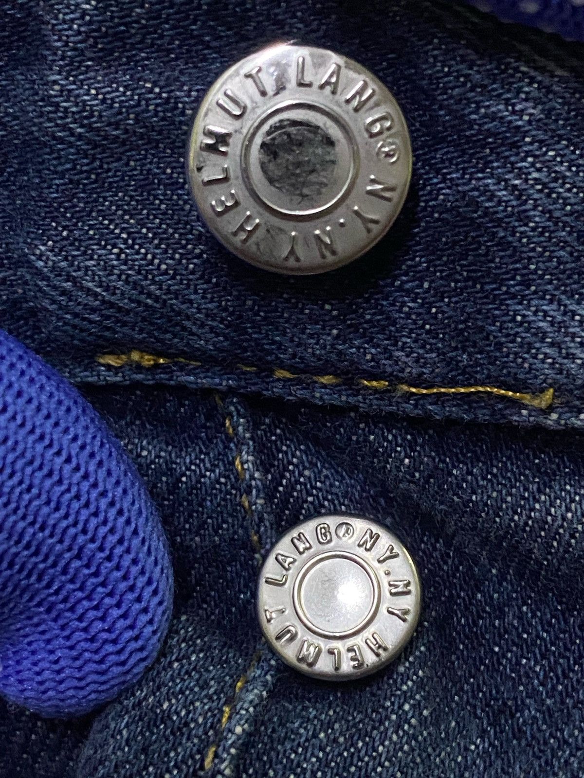 Helmut Lang Vintage Helmut lang Raw Classic Denim Pants Size US 27 - 13 Thumbnail