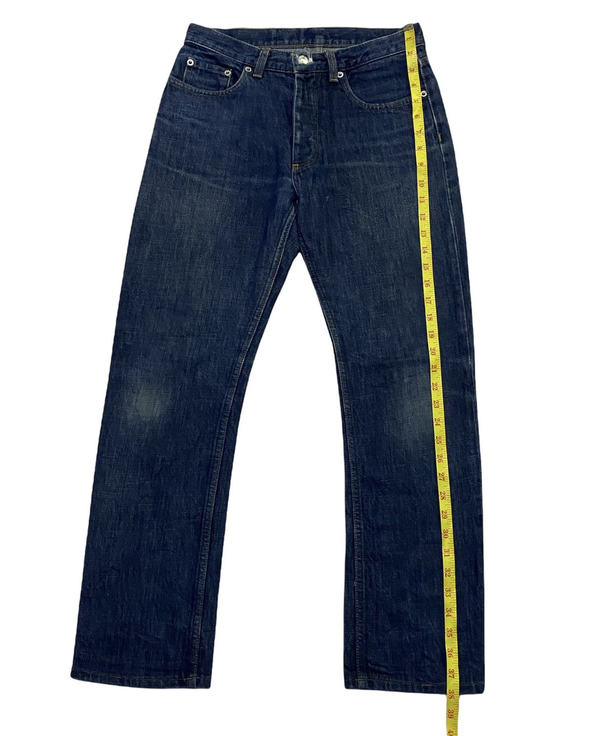 Helmut Lang Vintage Helmut lang Raw Classic Denim Pants Size US 27 - 6 Thumbnail