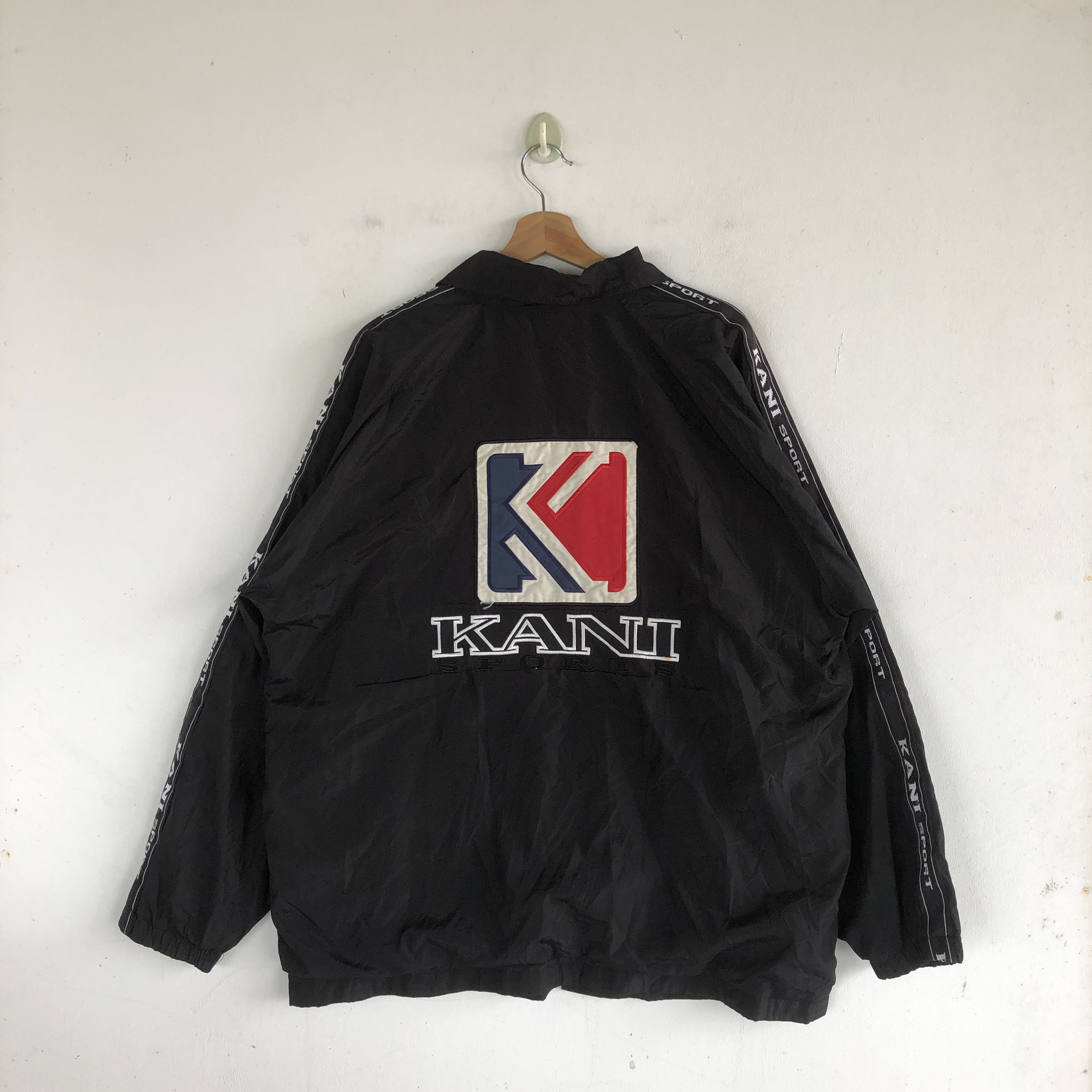 Karl Kani × Vintage Vintage Karl Kani Windbreaker Raincoat Jackets Kani Jacket Size US XL / EU 56 / 4 - 1 Thumbnail