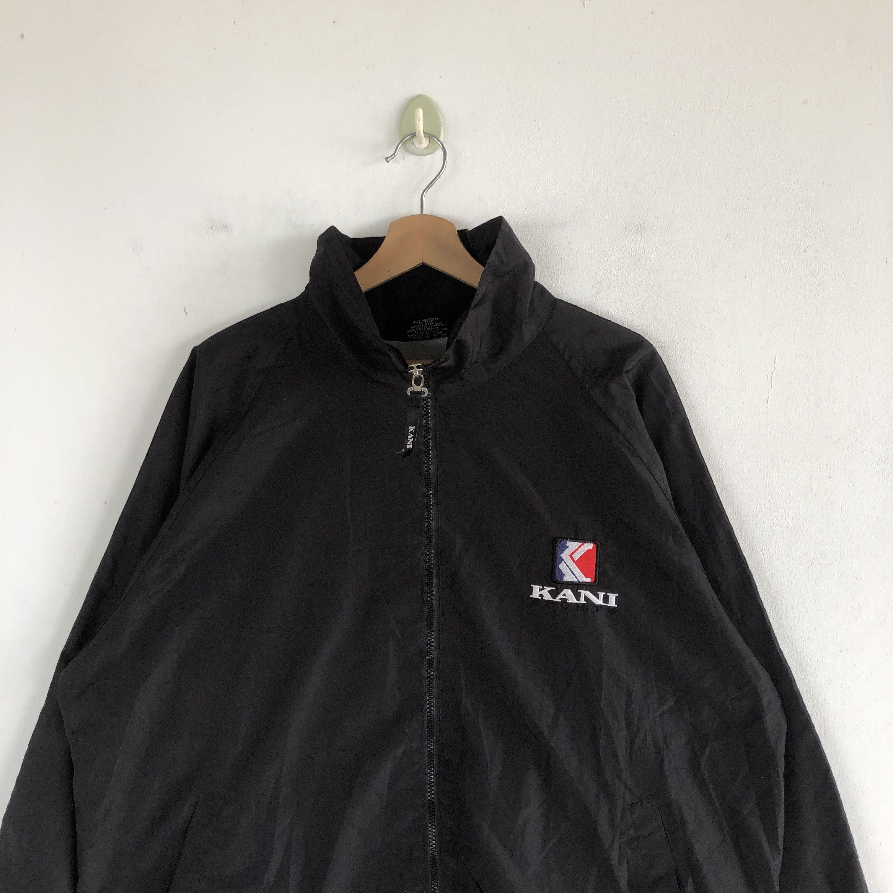 Karl Kani × Vintage Vintage Karl Kani Windbreaker Raincoat Jackets Kani Jacket Size US XL / EU 56 / 4 - 4 Thumbnail