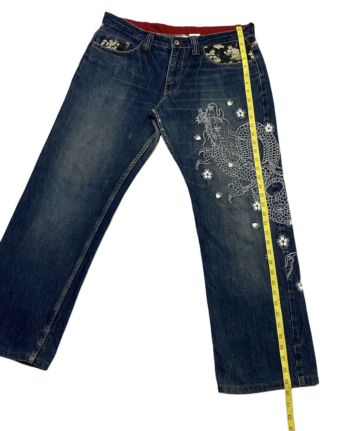 Japanese Brand Vintage INFINITY by JAPANESE BRAND Embroidery Jaens Size US 34 / EU 50 - 5 Thumbnail