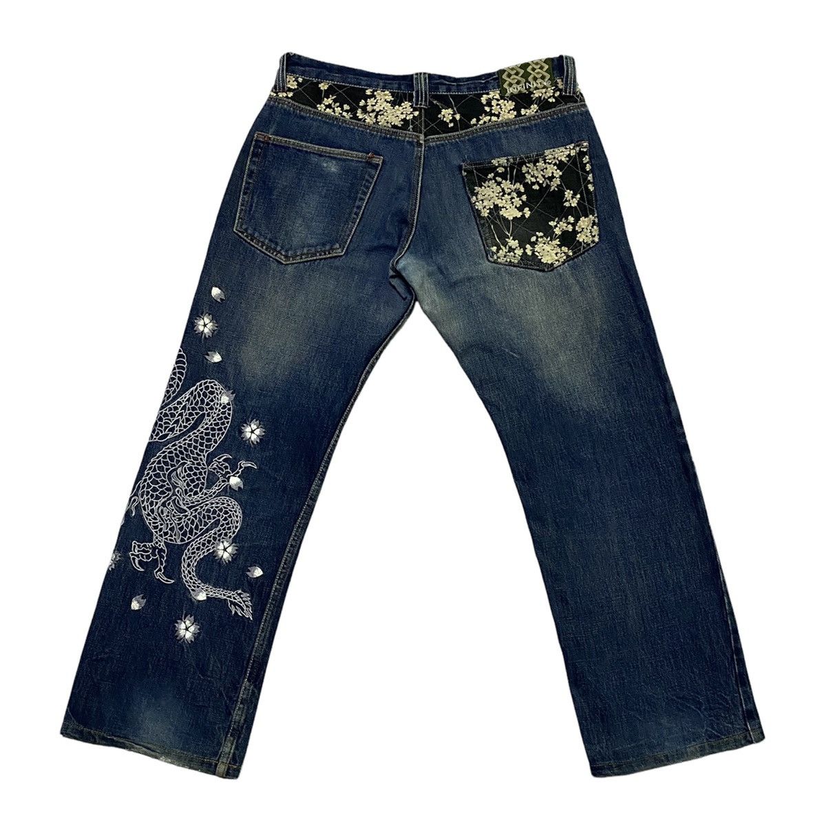 Japanese Brand Vintage INFINITY by JAPANESE BRAND Embroidery Jaens Size US 34 / EU 50 - 2 Thumbnail