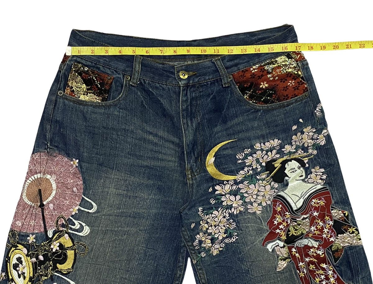 Japanese Brand Vintage HISHYOUHAKUREI Embroidery Jeans Size US 34 / EU 50 - 4 Thumbnail
